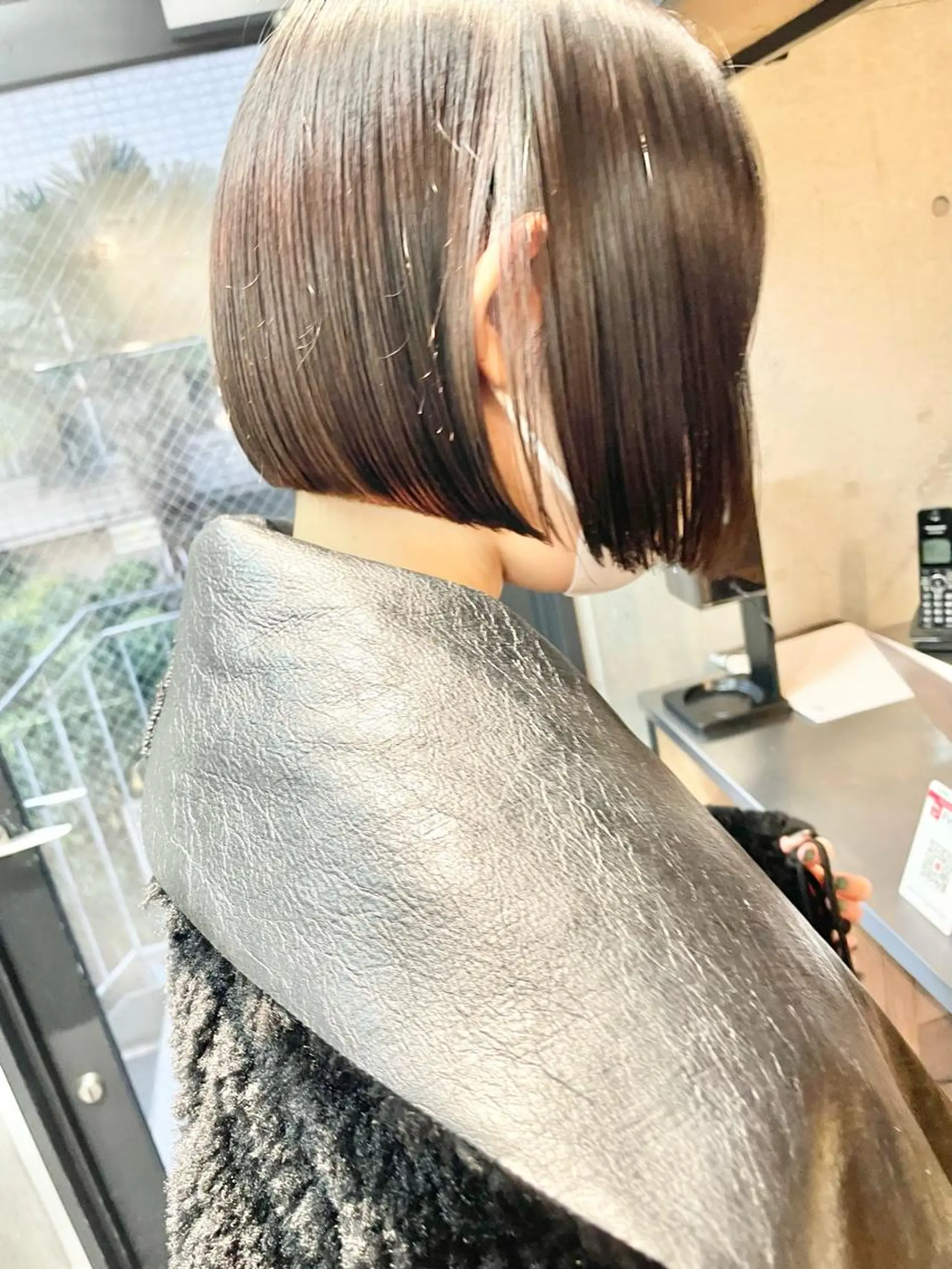 ショート カラー カット 縮毛矯正 トリートメント ショートボブ髪質改善 縮毛矯正のプロ山道潤のヘアスタイル