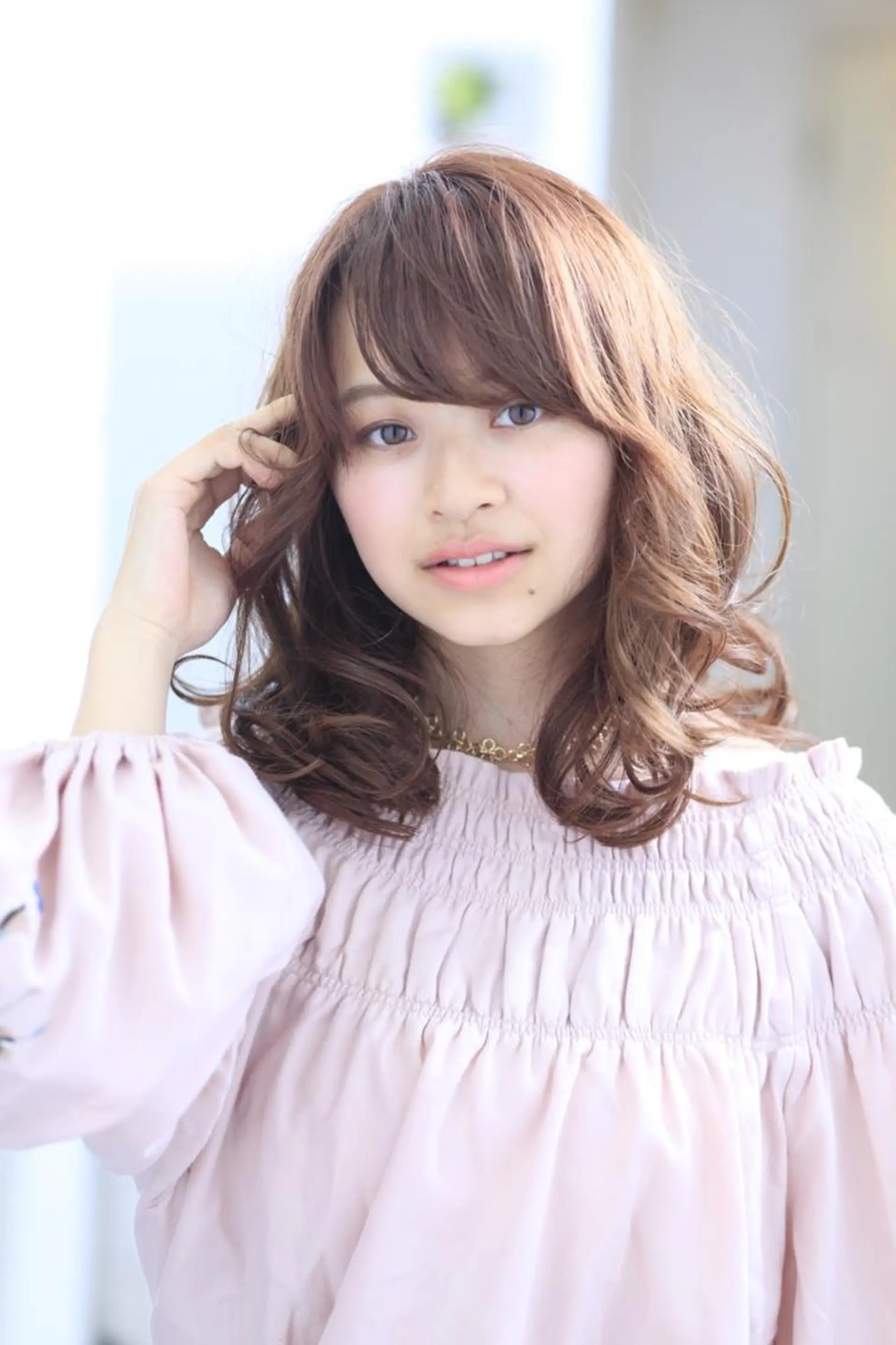 ロング カラー パーマ ヘアアレンジ メンズのモテヘア☁️ はまなか✂︎COLOのヘアスタイル