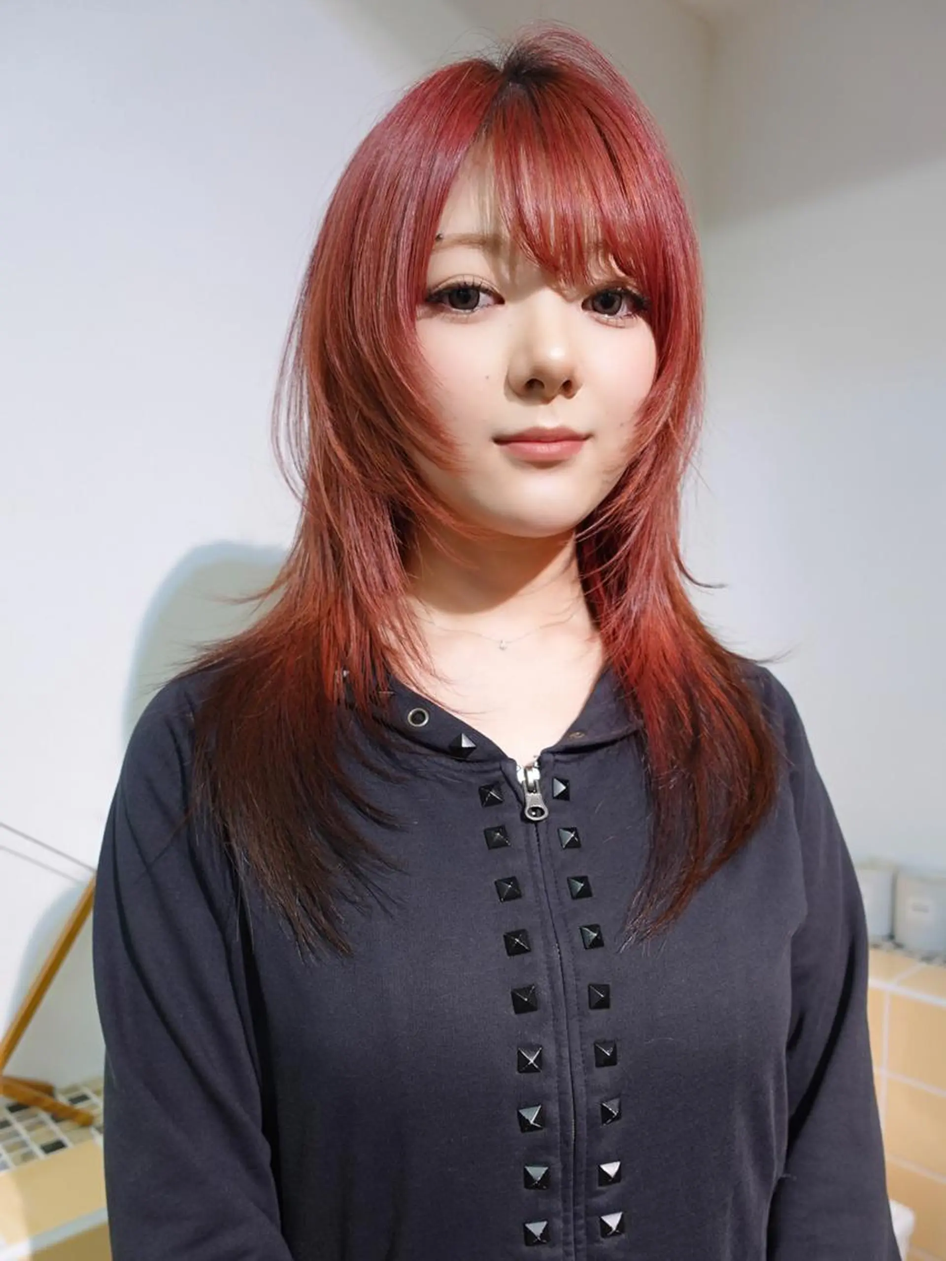 セミロング カラー カット ヘアカラー トリートメント nelke/レイヤー 立川/ブリーチのヘアスタイル