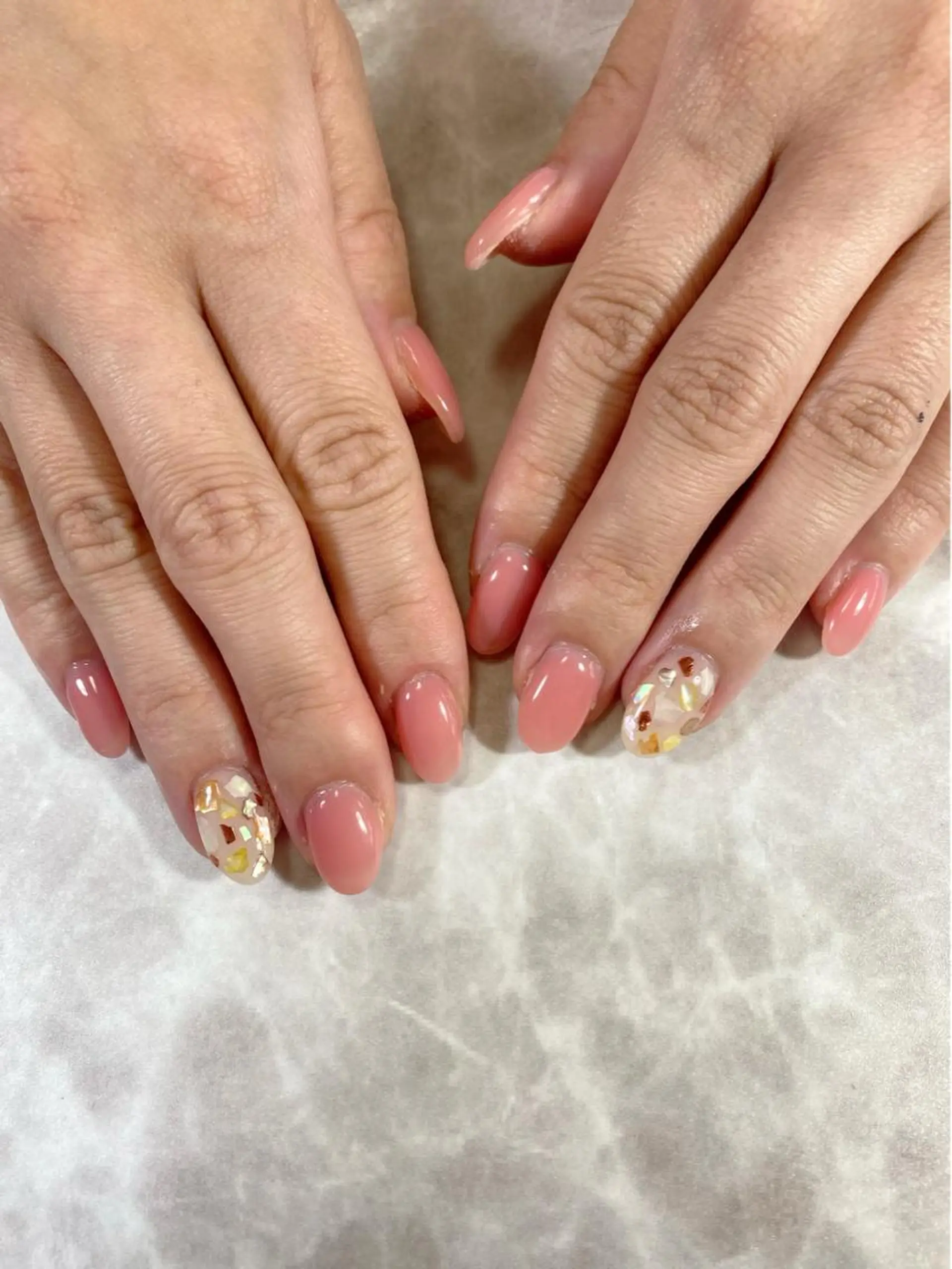 ネイル アートネイル シンプルネイル ストーンネイル ハンドネイル Nail Salon Champ🐾のネイルデザイン