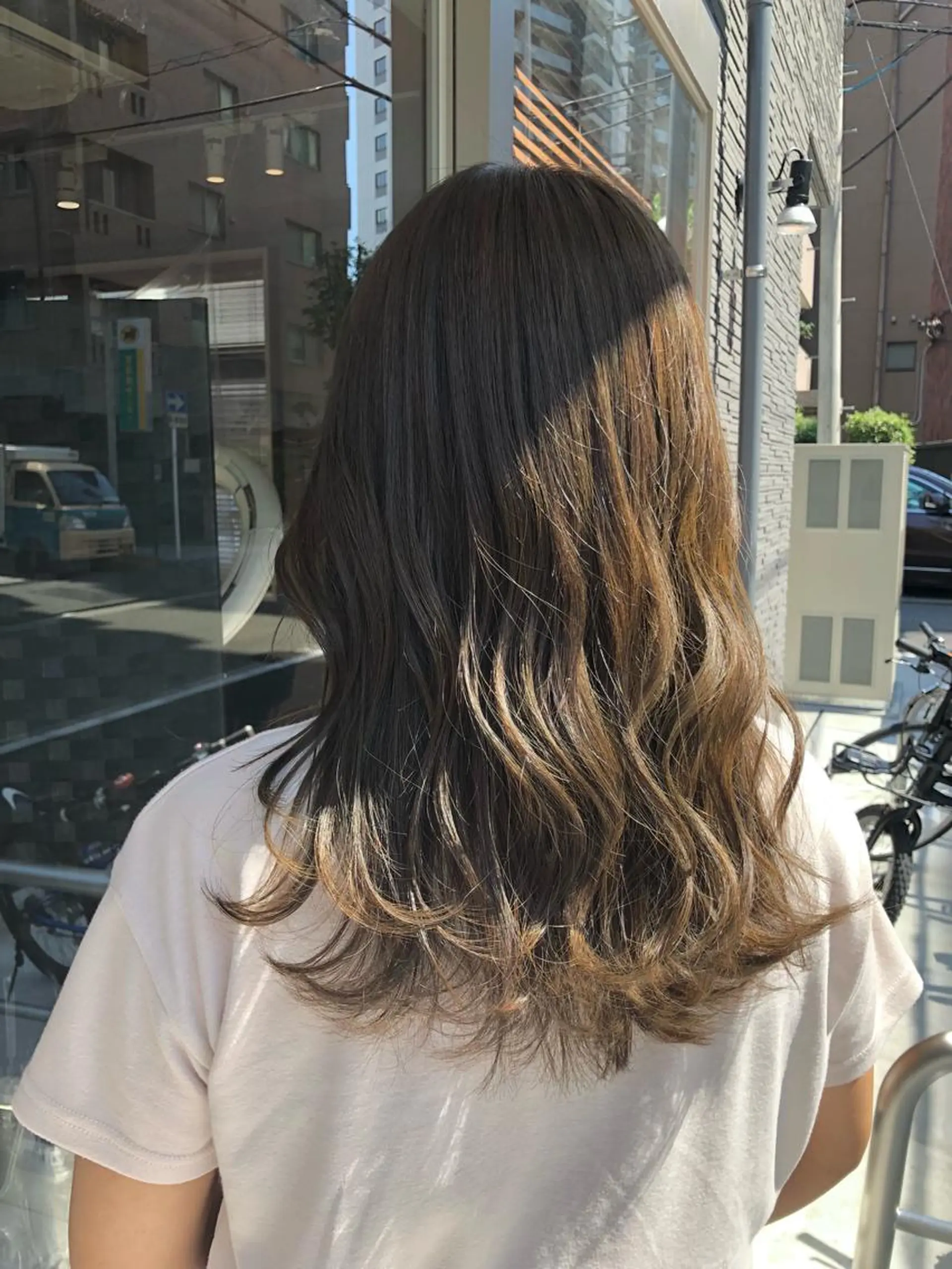 ロング くびれヘア 顔周りカット レイヤーカット カット ヘアカラー トリートメント ✨上品可愛い 垢抜けヘア/後藤✨のヘアスタイル