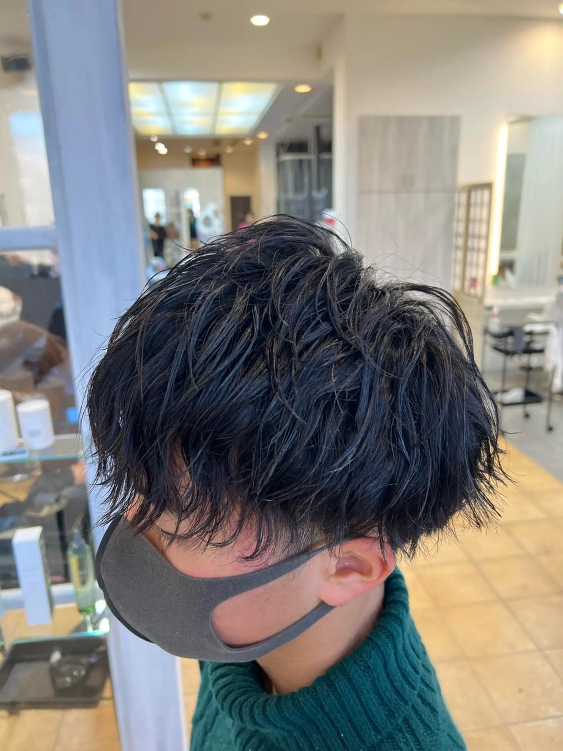 メンズ メンズパーマ カット パーマ 門脇 真生人のヘアスタイル