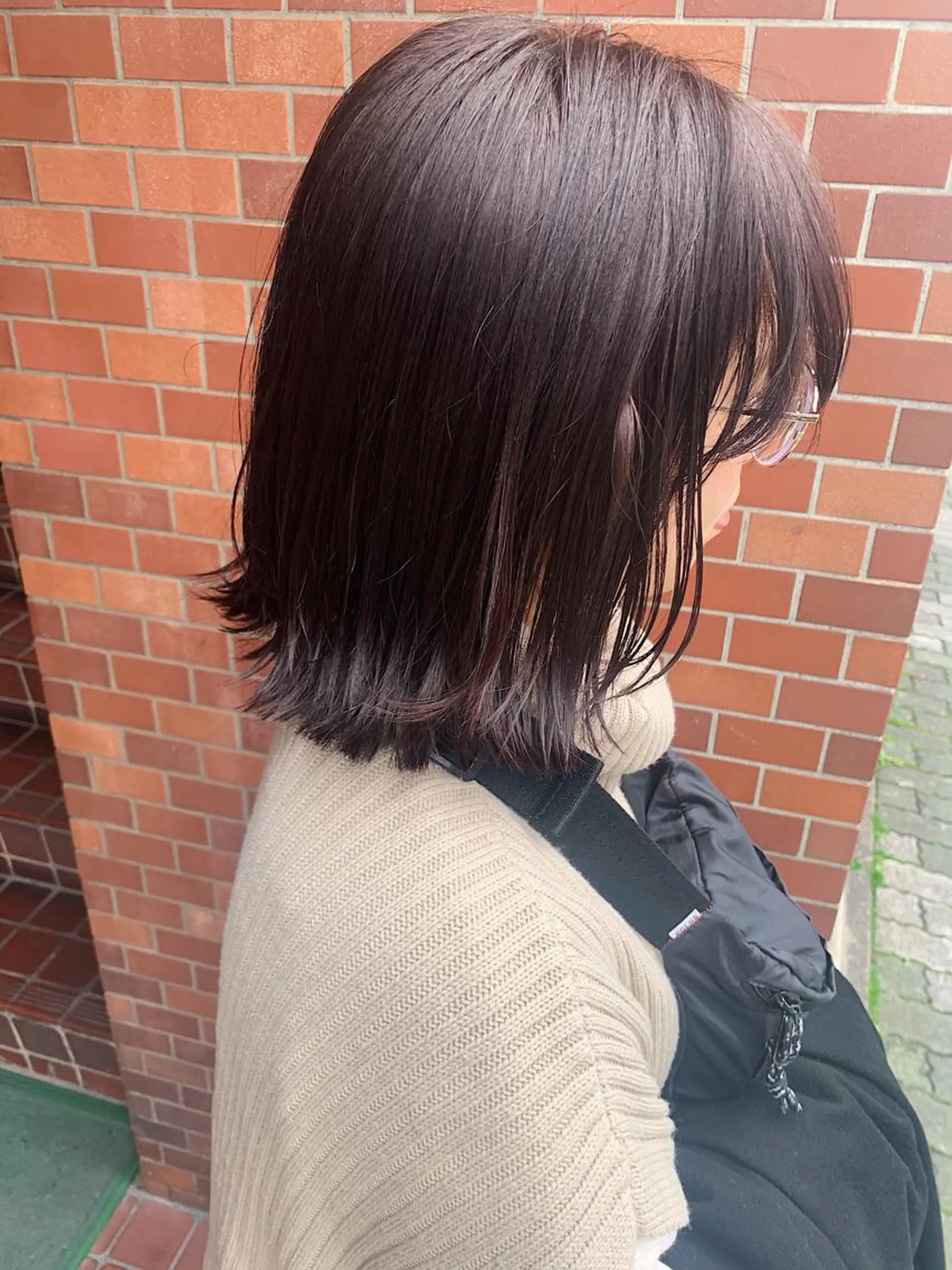 ミディアム 丹羽大喜 縮毛矯正/美髪矯正のヘアスタイル