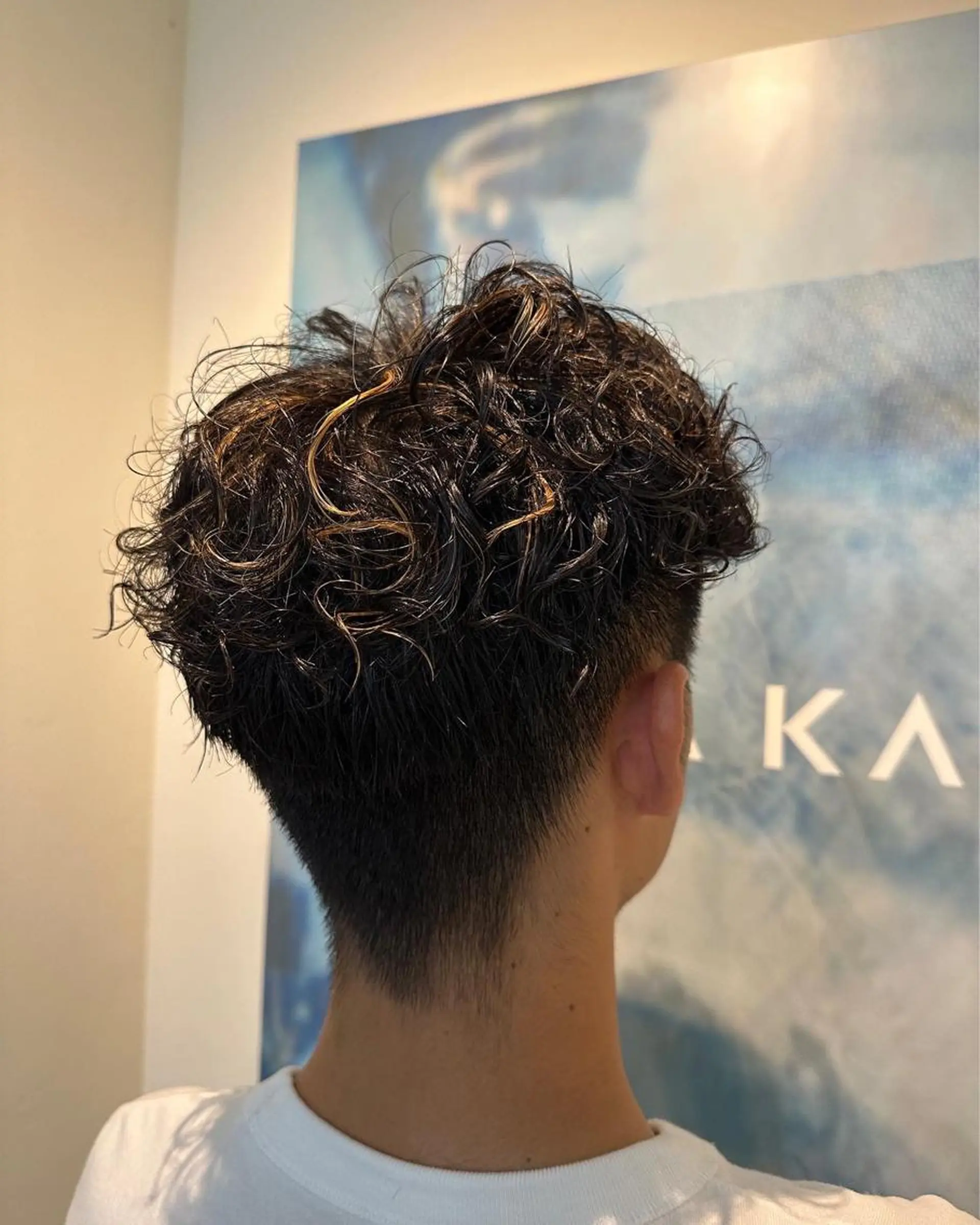 メンズ ヘアカラー トリートメント 木村 心海☆明石のヘアスタイル