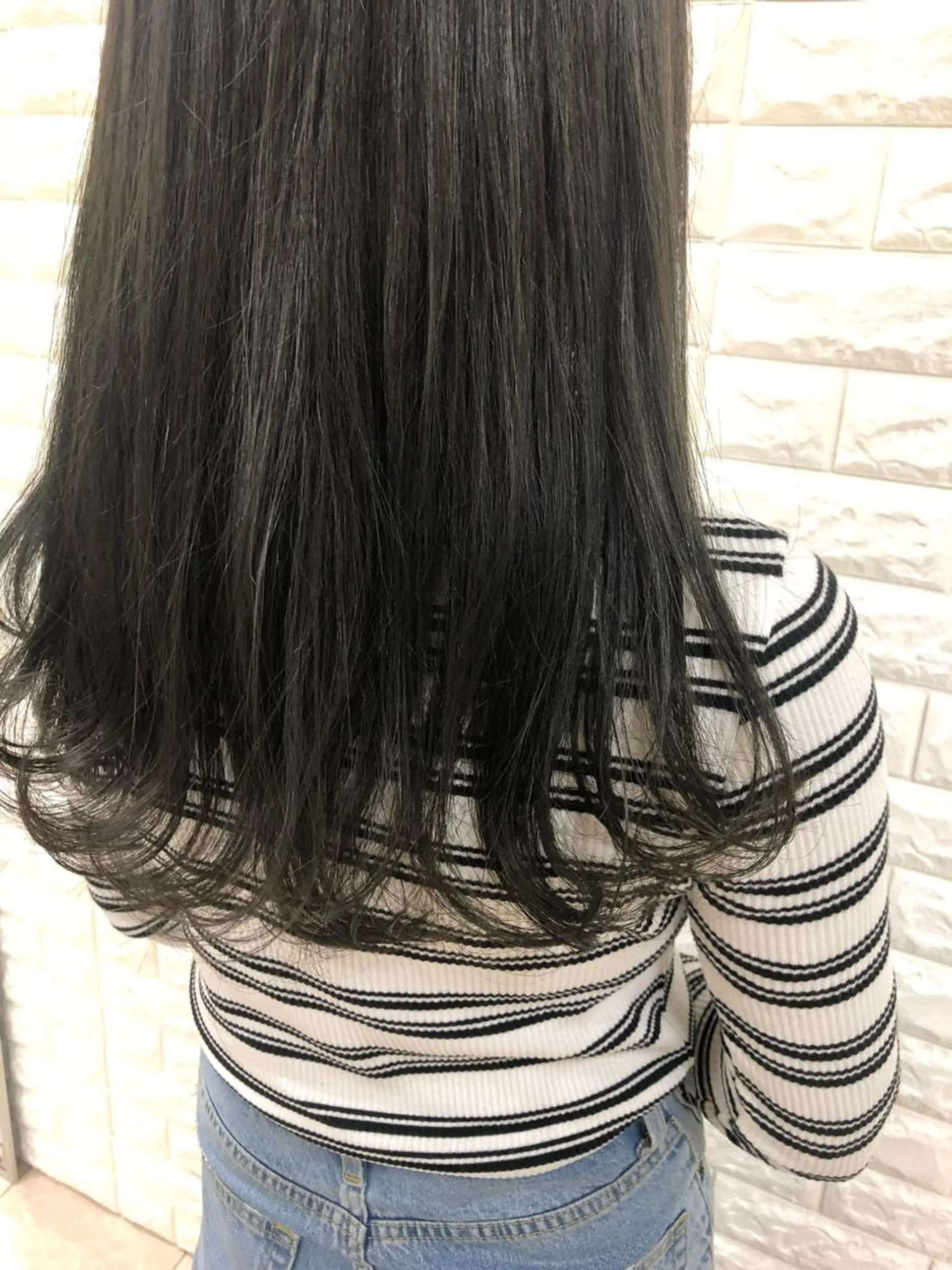 ロング カラー ベージュカラー オリーブベージュ ヘアカラー トリートメント ヘッドスパ 盛れるレイヤーカット 得意🌹井上美沙のヘアスタイル