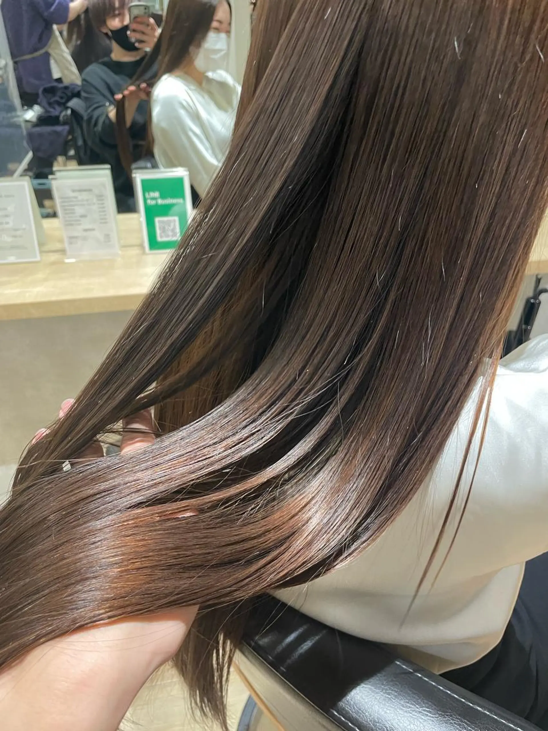 ロング カラー 縮毛矯正 カット 縮毛矯正 トリートメント トレンド透明感カラー ☘️大貫 昂涼🐹のヘアスタイル