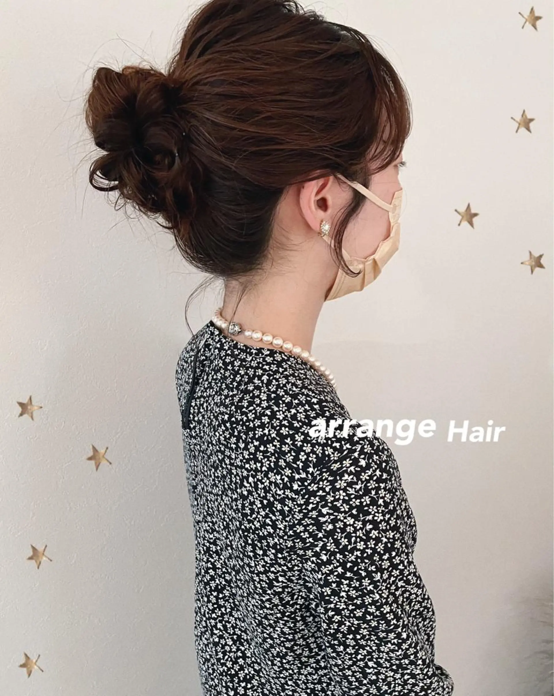 ミディアム ヘアアレンジ ヘアセット 市川 千夏のヘアスタイル