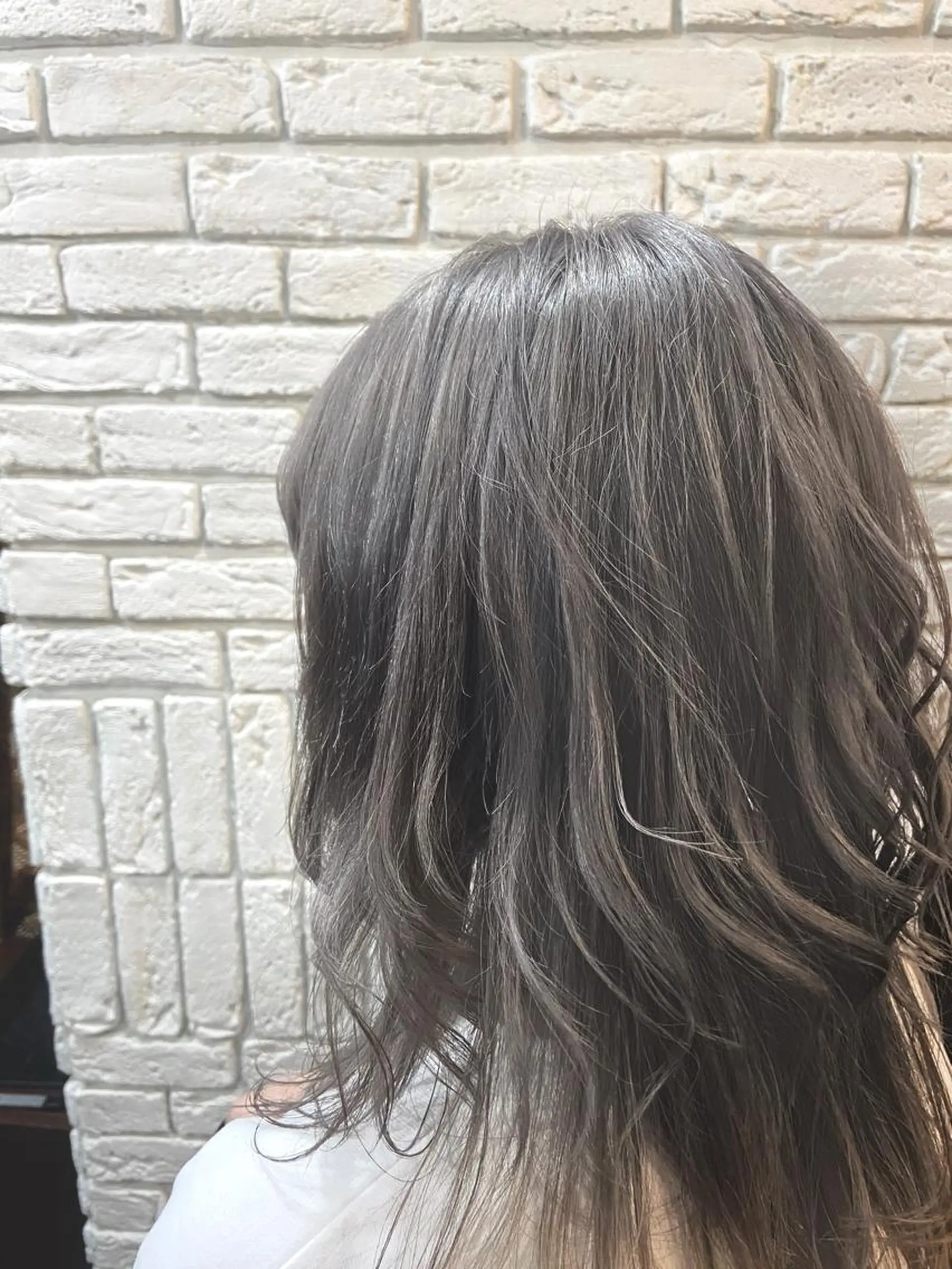 セミロング カラー ヘアアレンジ 🦉静かに過ごしたい 方、個室席🦉タナカのヘアスタイル