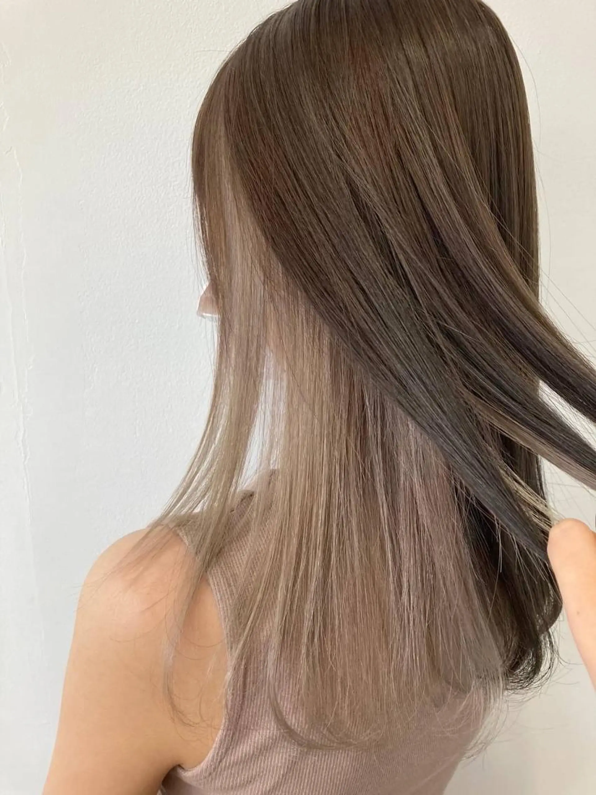 ミディアム カット ヘアカラー トリートメント ❄️透明感カラー❄️ メンズ✂️TOWAのヘアスタイル