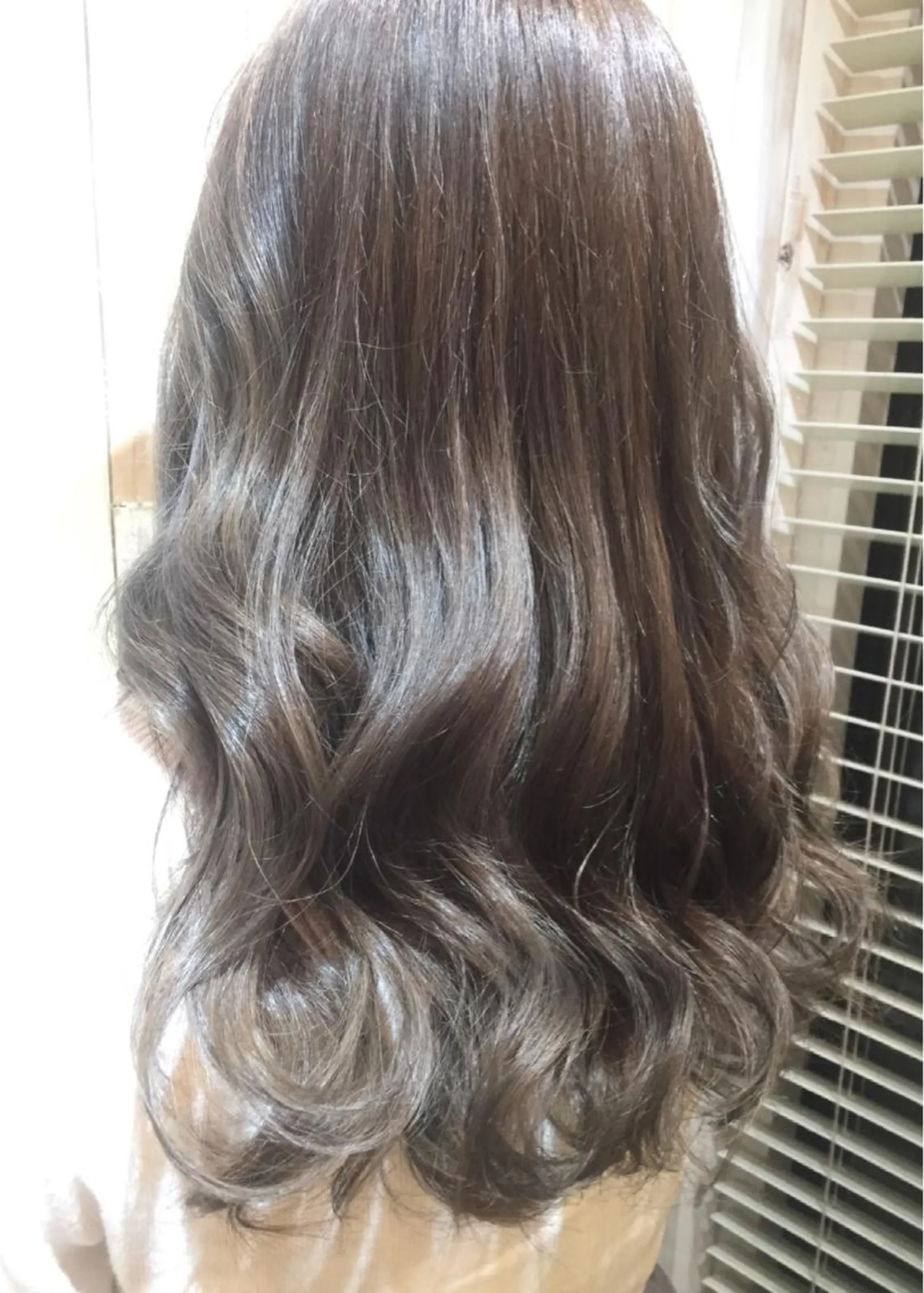 ロング カラー アッシュ 透明感カラー グレージュ ラベンダーカラー モーヴグレージュ 髪質改善/レイヤー ストウシンゴのヘアスタイル