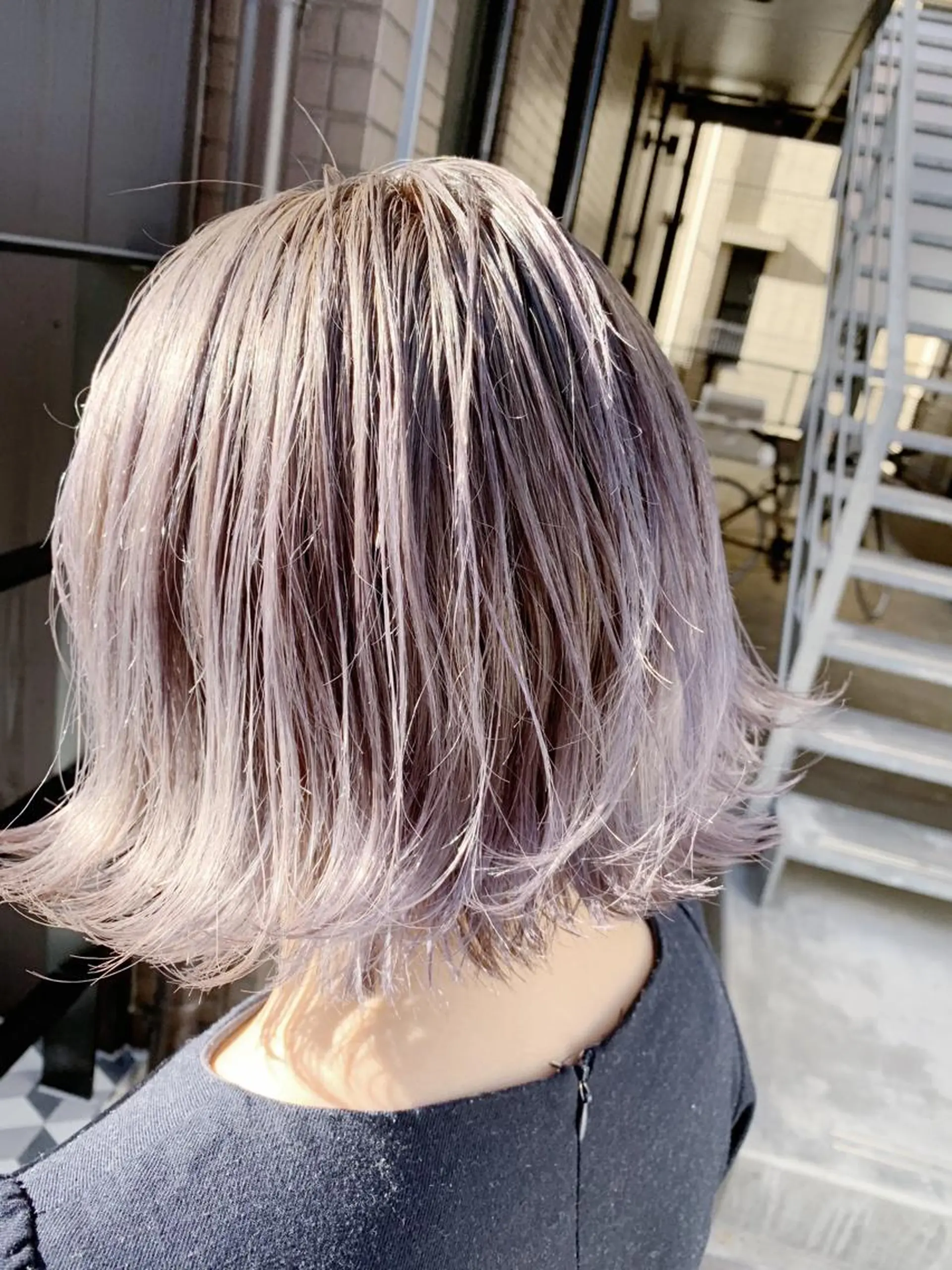 ショート カラー ピンクカラー ホワイトピンク 【完全マンツー 恵比寿】佐藤 翔のヘアスタイル