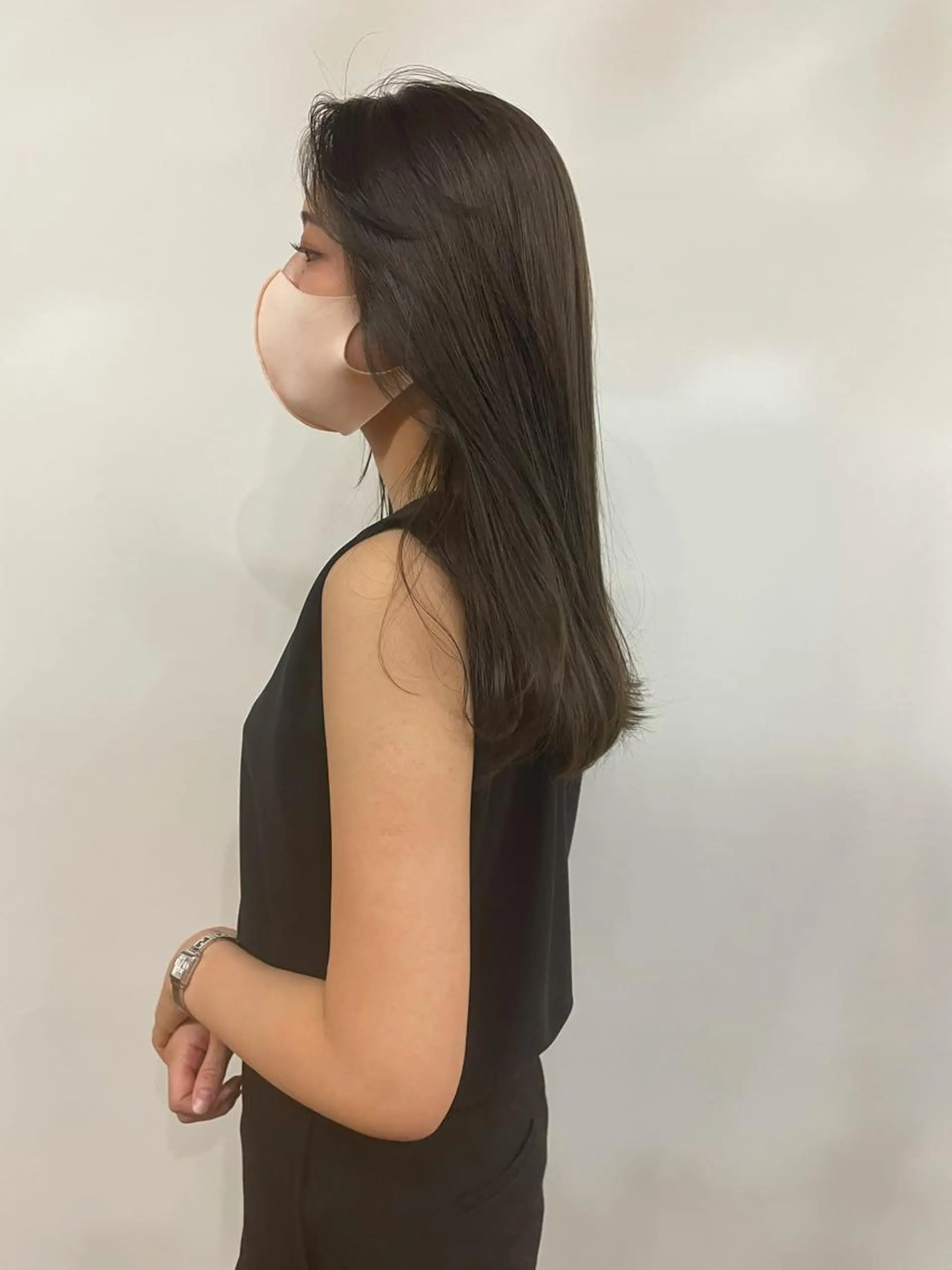 セミロング 田中 碧のヘアスタイル