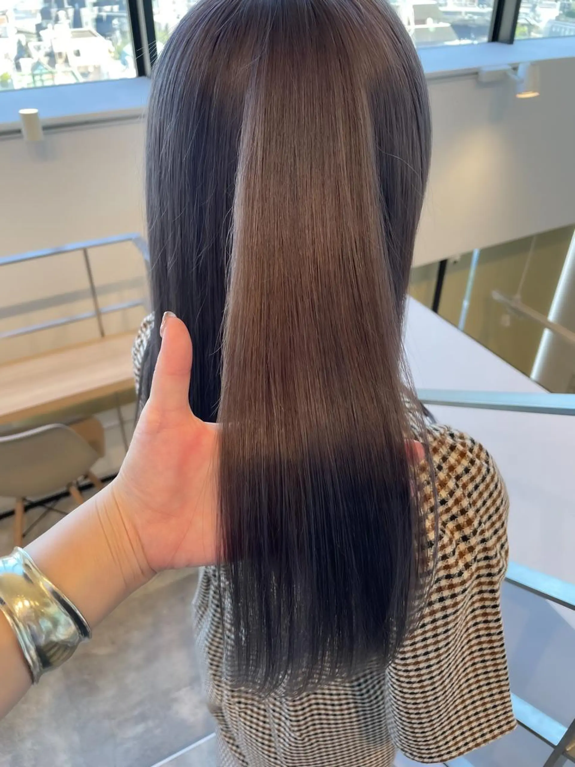 ミディアム カラー ヘアアレンジ ミニボブ/ブリーチ 🌈MISATOのヘアスタイル