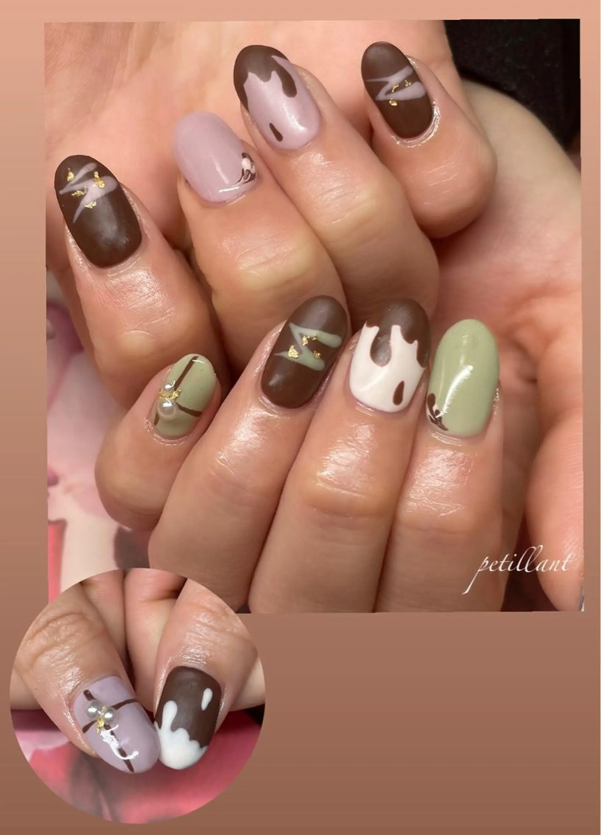 ネイル アートネイル nail salon petillantのネイルデザイン