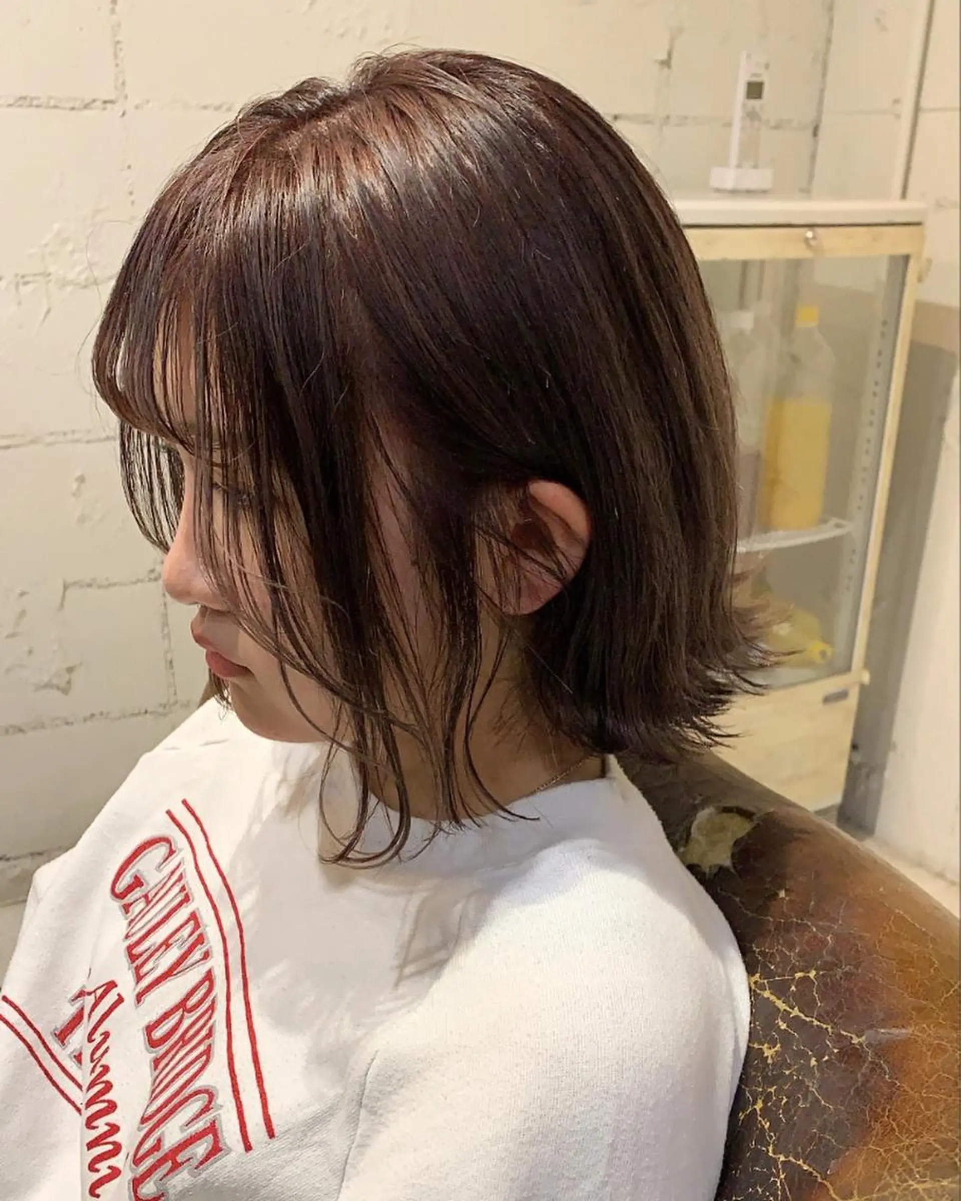ミディアム ヘアカラー トリートメント ダブルカラー/透明感 💈JUNYA💈のヘアスタイル