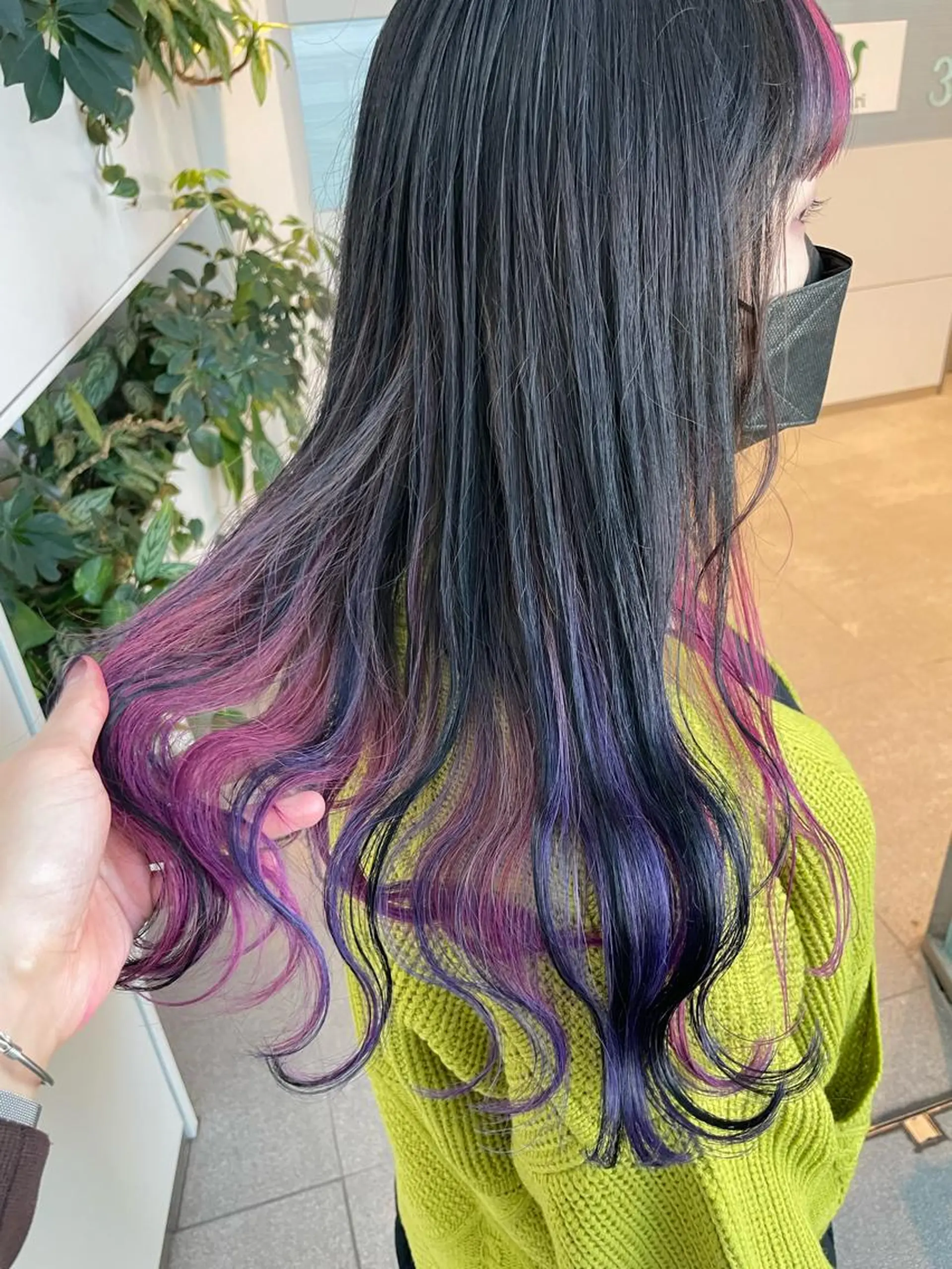 ロング ヘアカラー 東北No.1完全個室 💐梶谷社長のヘアスタイル