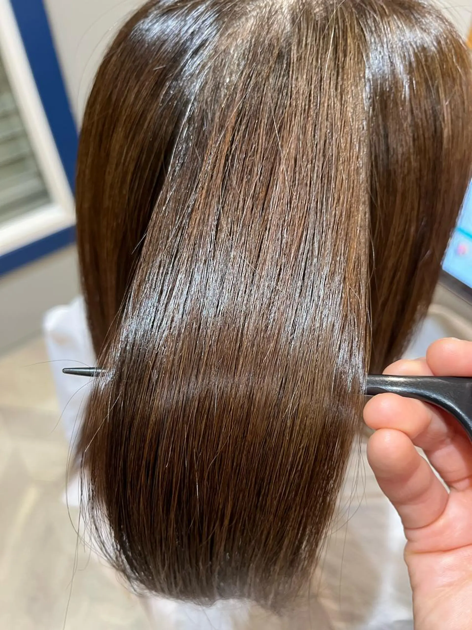 ミディアム カラー まつしま ちひろのヘアスタイル