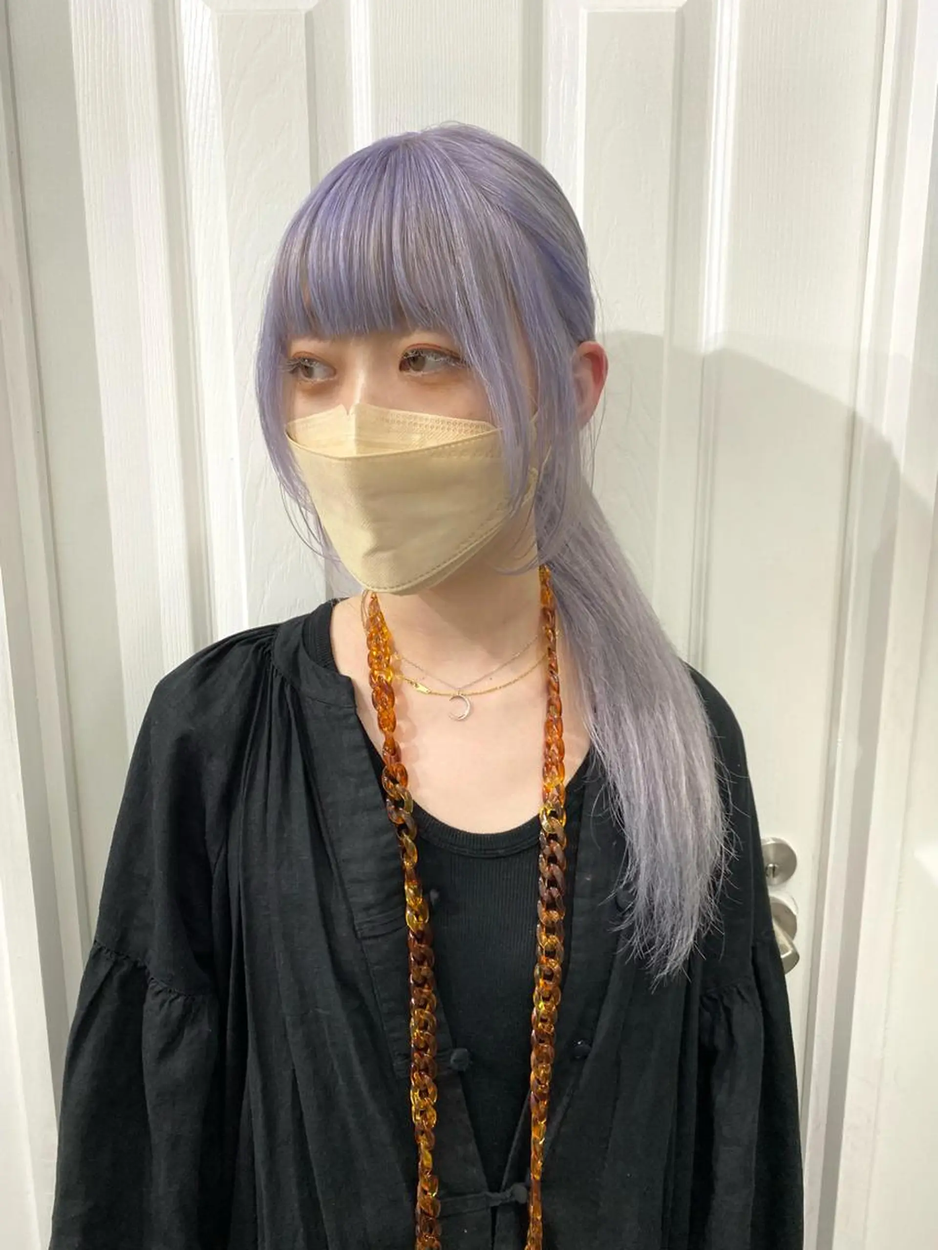 ロング カラー ヘアカラー トリートメント ヘッドスパ ヘアセット kai .のヘアスタイル