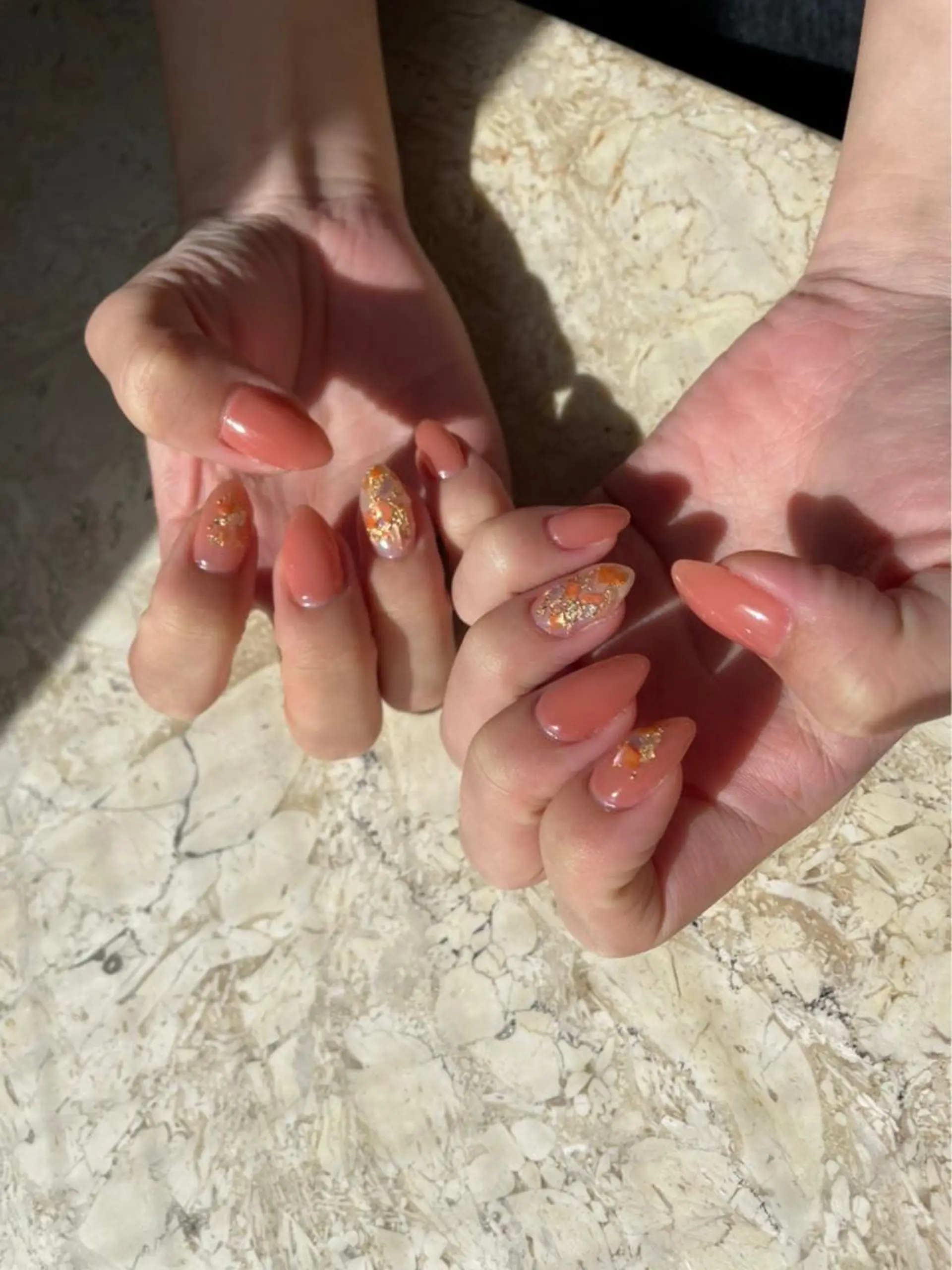 ネイル アニマル柄 アートネイル べっ甲ネイル フレンチネイル ジェルネイル ハンドネイル nail salon mieux(ミュー)のマツエク・マツパデザイン