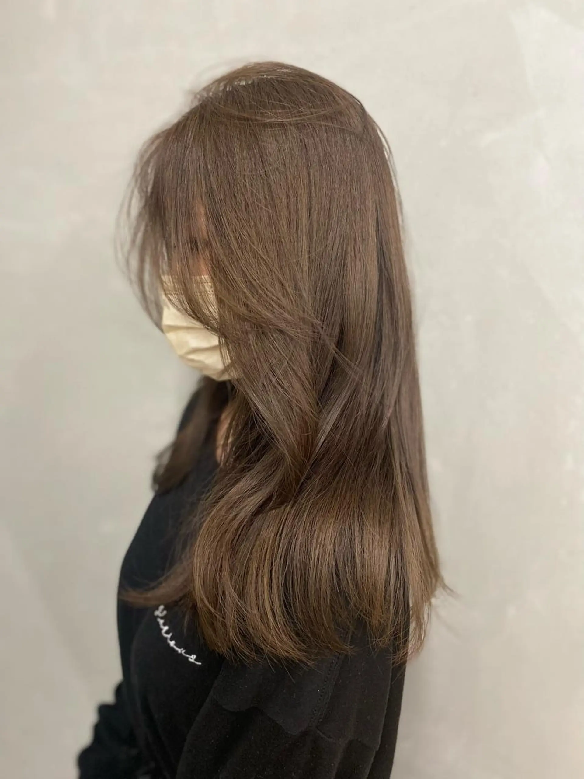 セミロング カラー カット ヘアカラー トリートメント レイヤー/柔色 カラー/SAkiのヘアスタイル