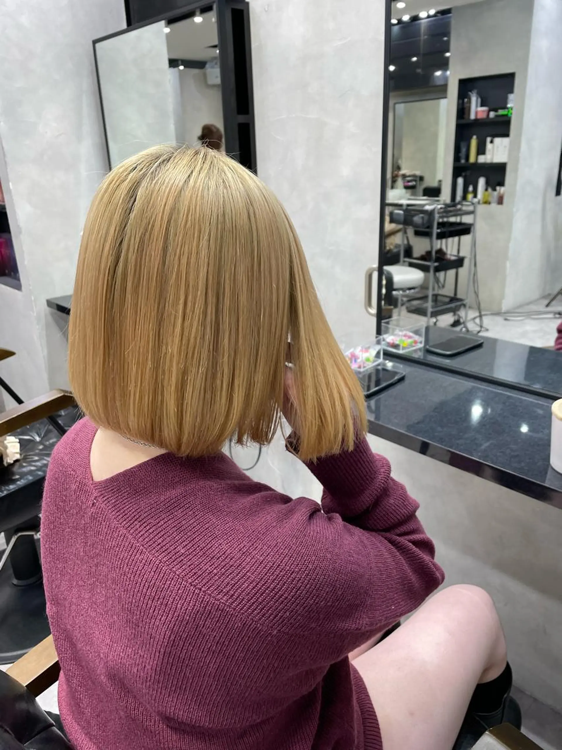 ショート 切りっぱなしボブ ボブ ショートヘア 👑最高級エクステ 👑新宿/タイセイのヘアスタイル