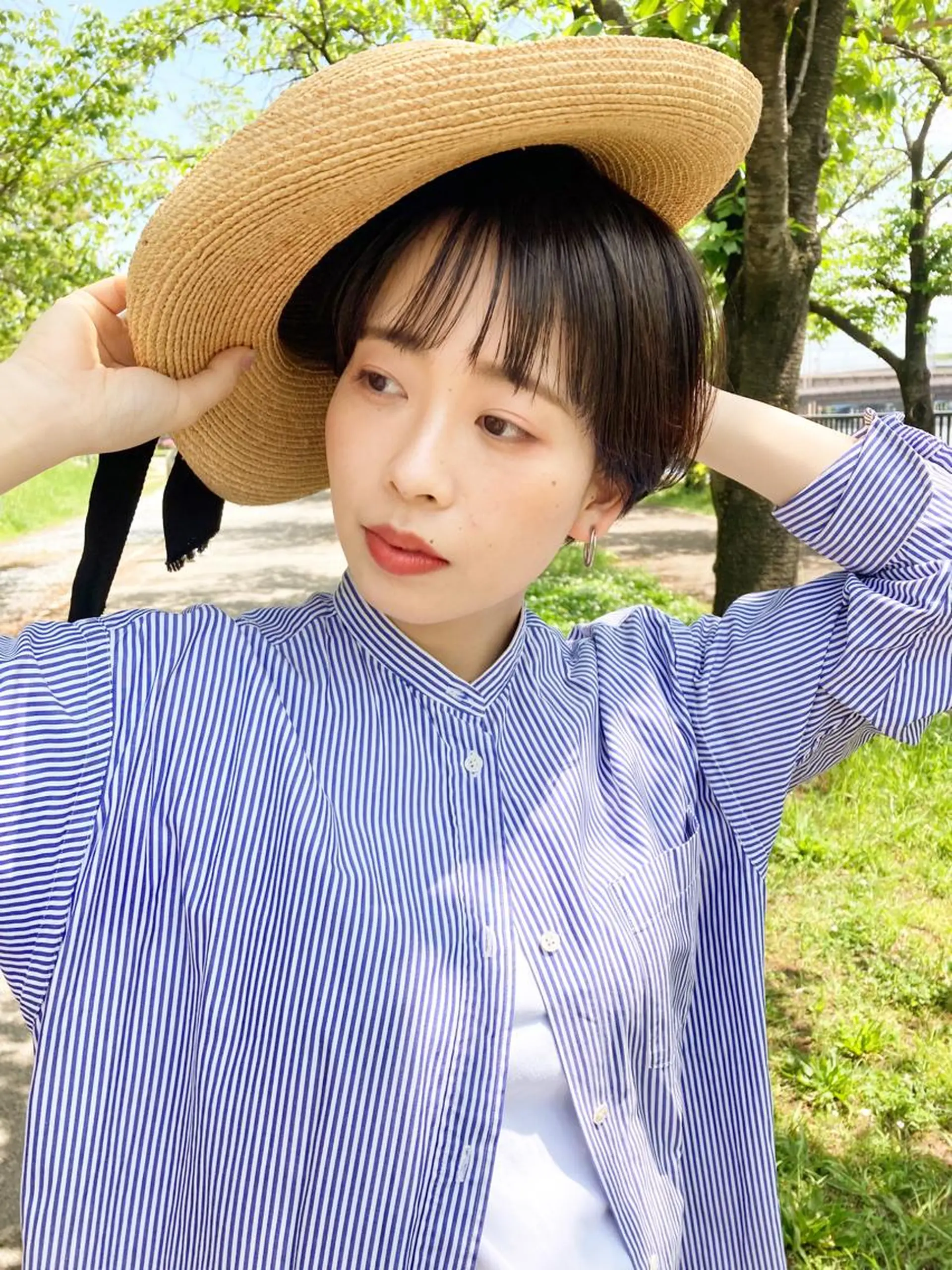 ショート カラー カット ヘアカラー トリートメント Hareru 豊田 修廣のヘアスタイル