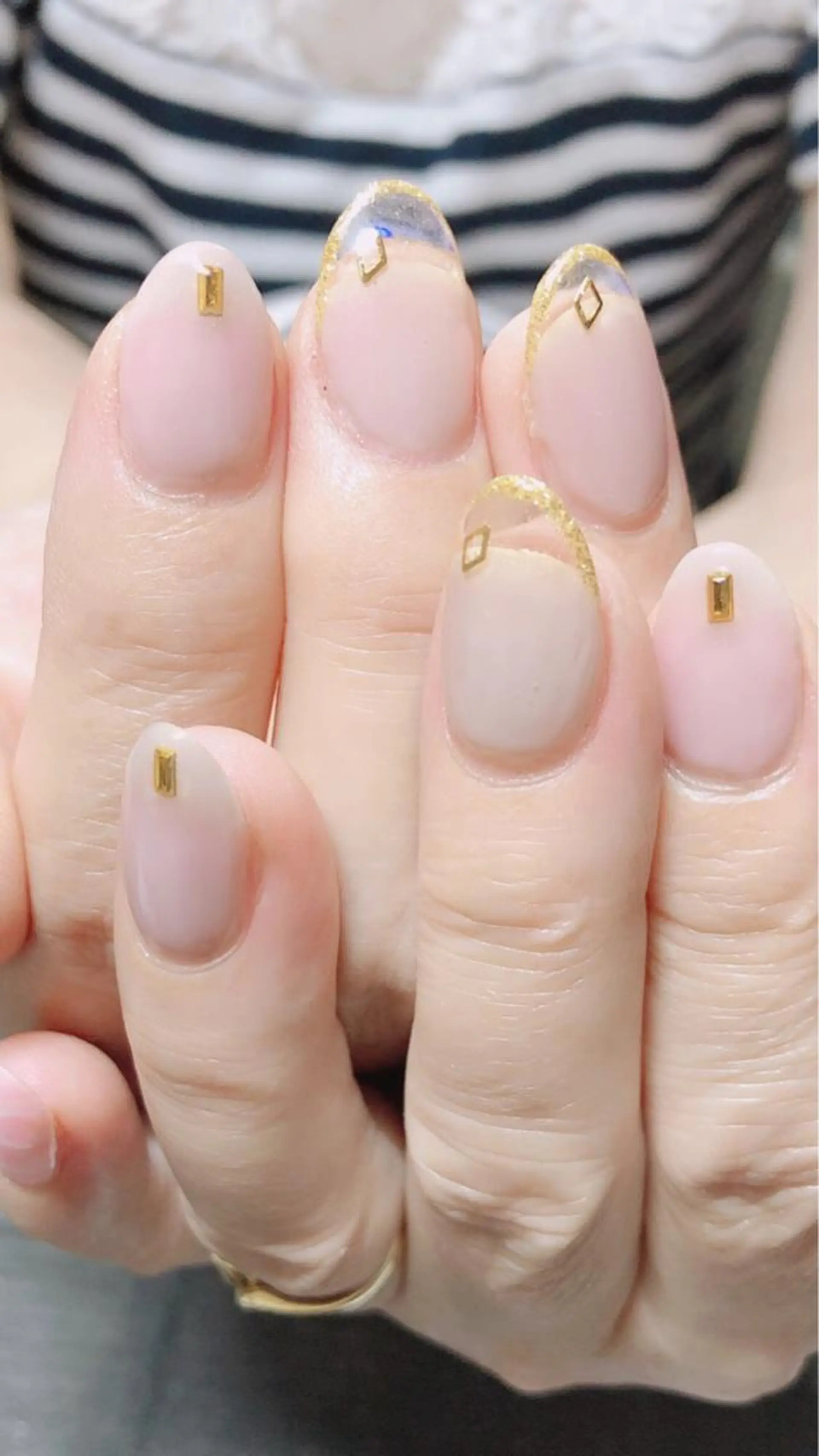 ネイル クリアネイル フレンチネイル u sのネイルデザイン