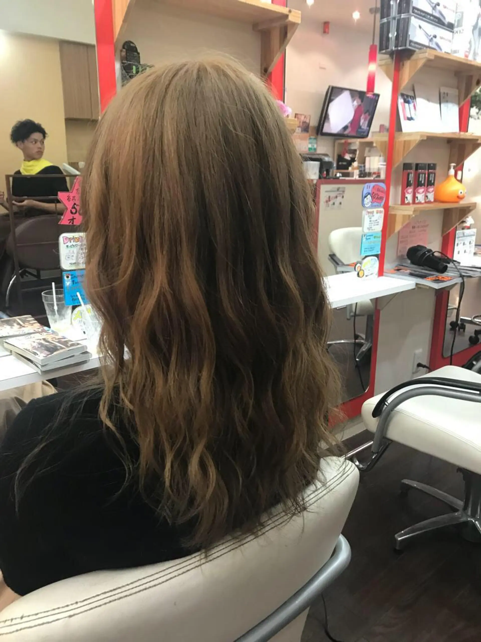 ロング カラー ヘアカラー たけい ゆうきのヘアスタイル