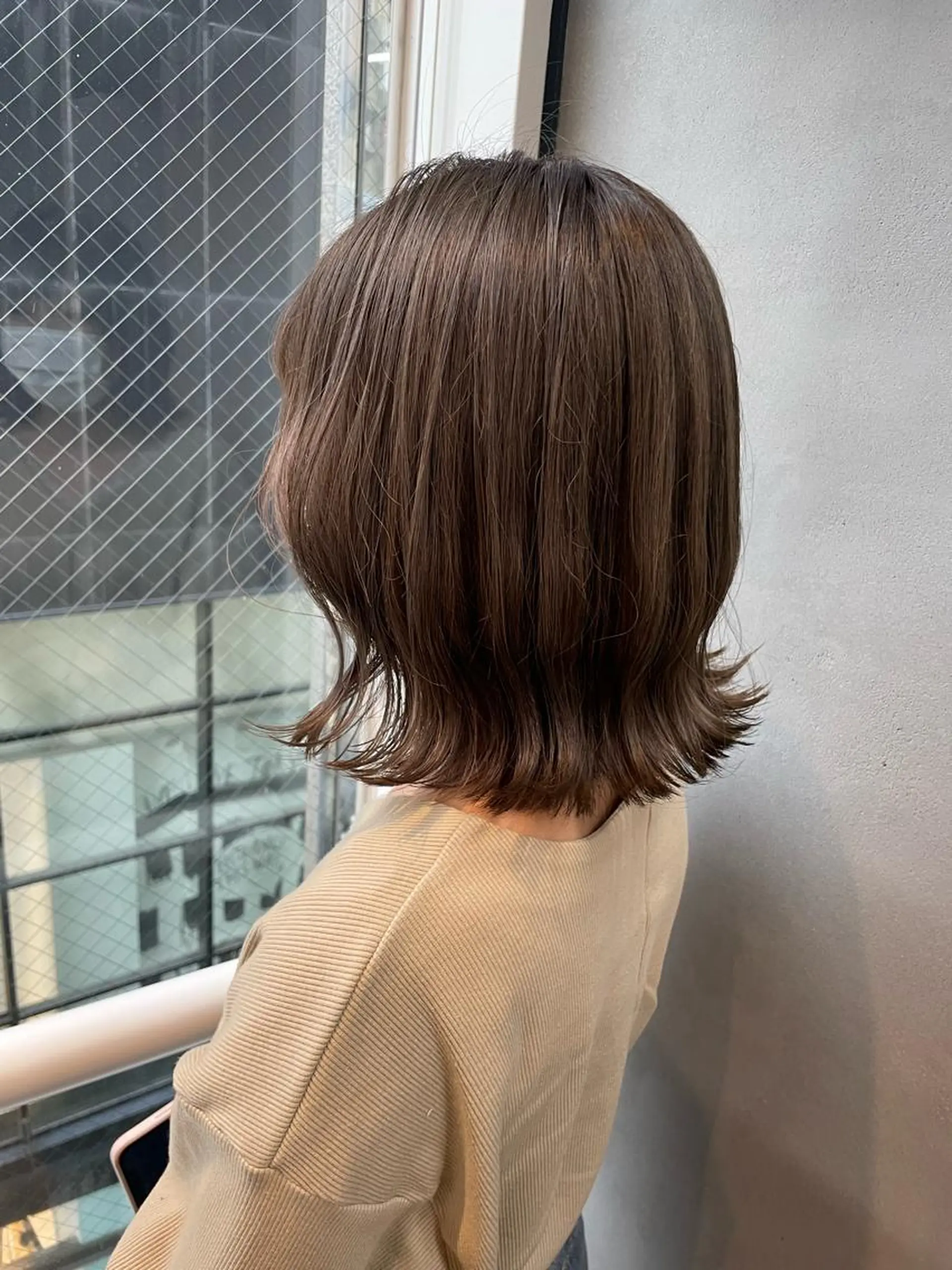 ミディアム カラー オリーブカラー 女性リピ90%🍨 🩷佐藤みずきのヘアスタイル