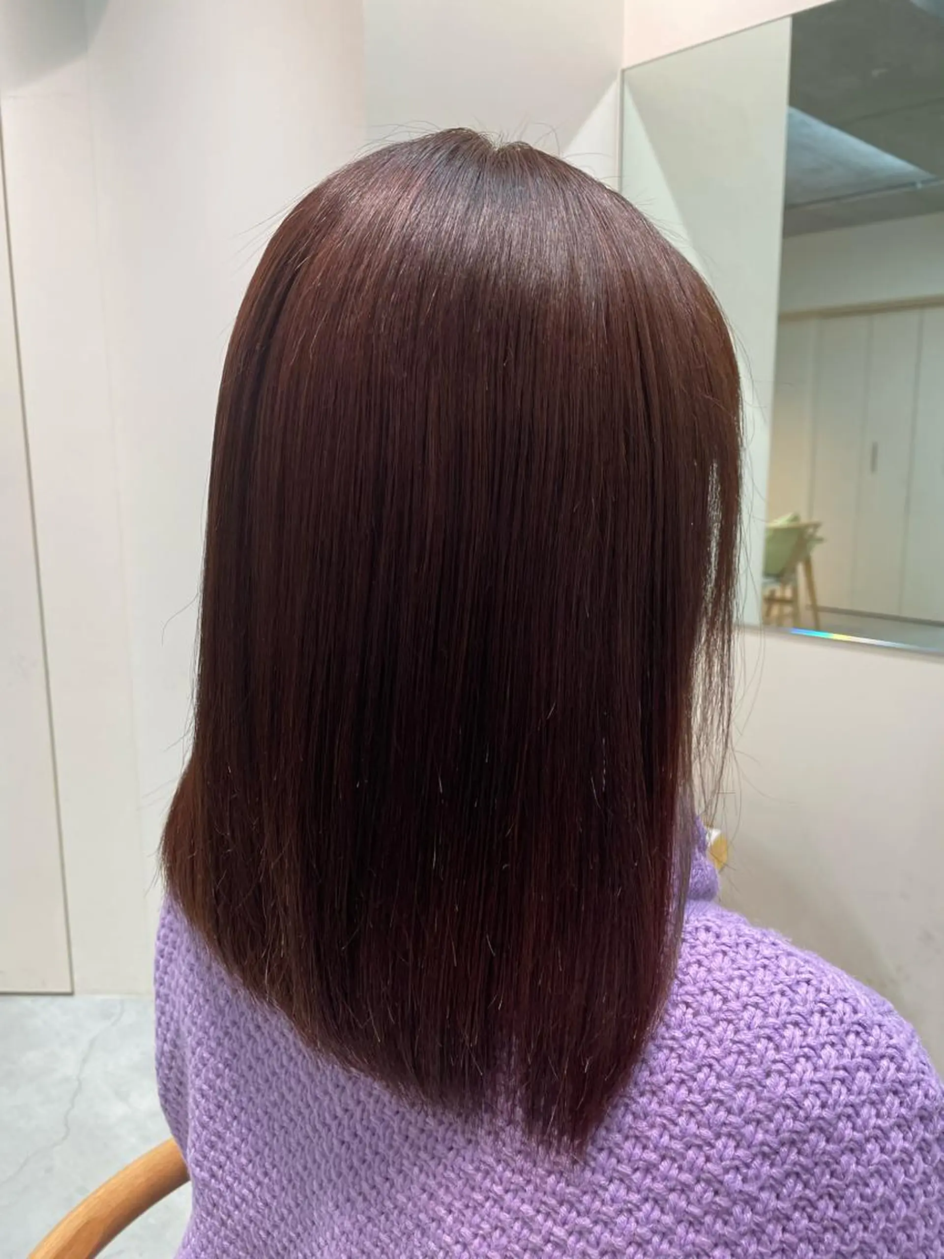 ミディアム カラー ブラウンカラー 浦和指名率No.1 ショート特化美容師のヘアスタイル