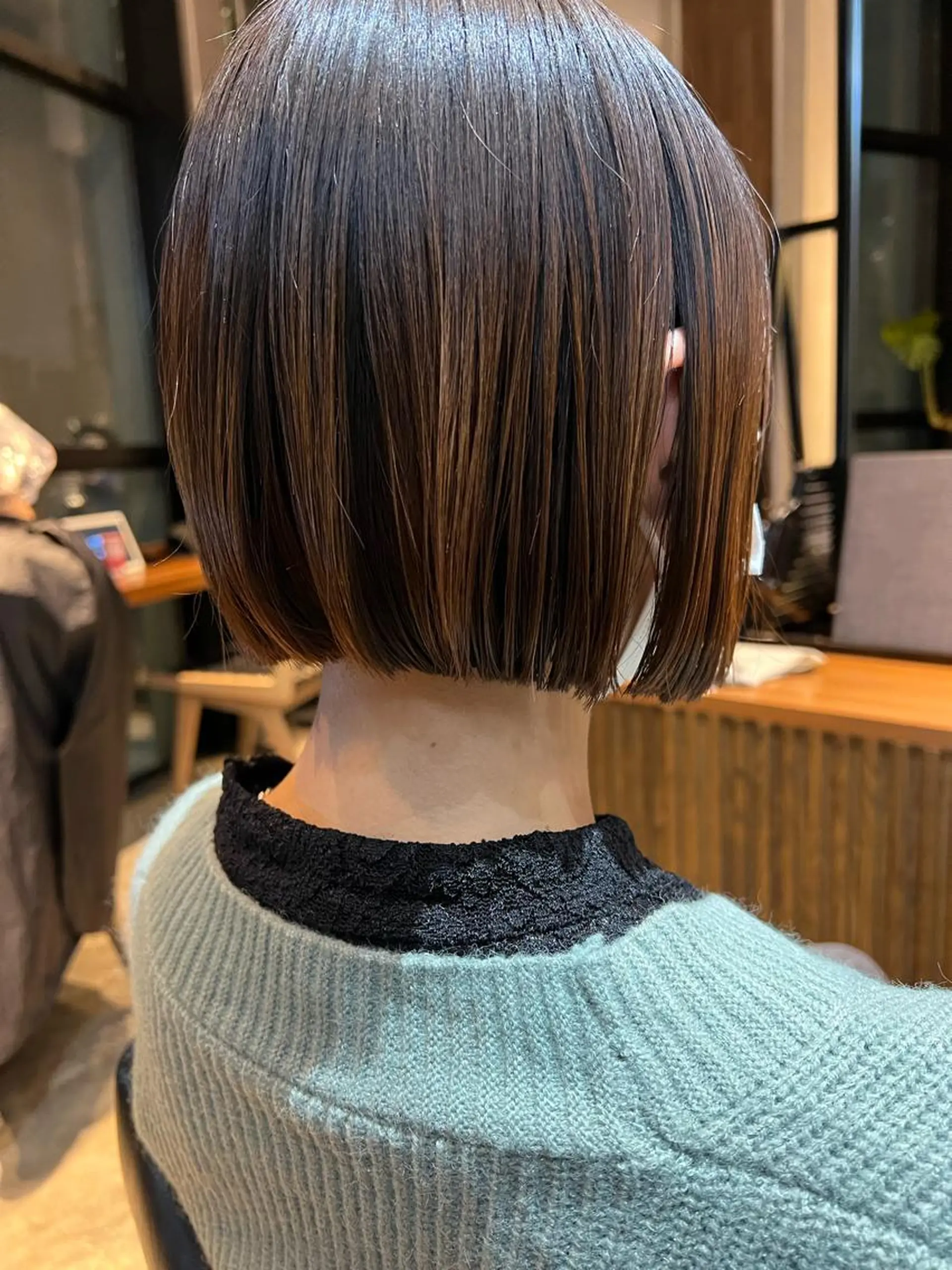 ミディアム パーマ ストレートパーマ 波巻きスパイラルパー マ/シャドウパーマ駿のヘアスタイル