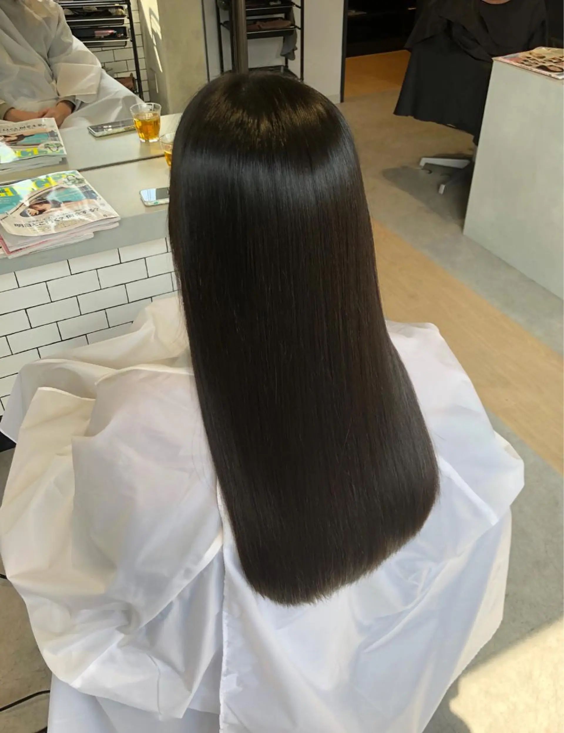 ロング パーマ 縮毛矯正 店長/ 加藤 流菜のヘアスタイル