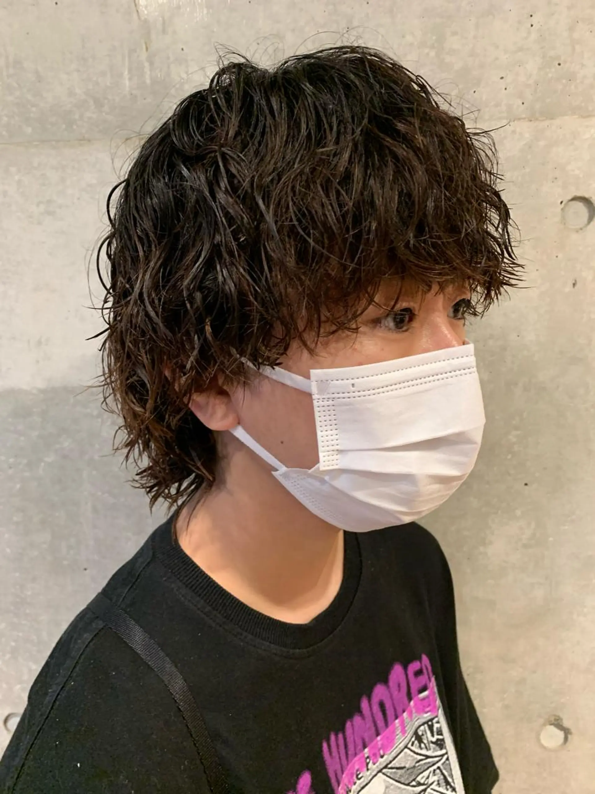パーマ メンズ メンズウルフカット ウルフカット カット パーマ メッシュパーマ職人/ 窪田 優也/ツイスパのヘアスタイル