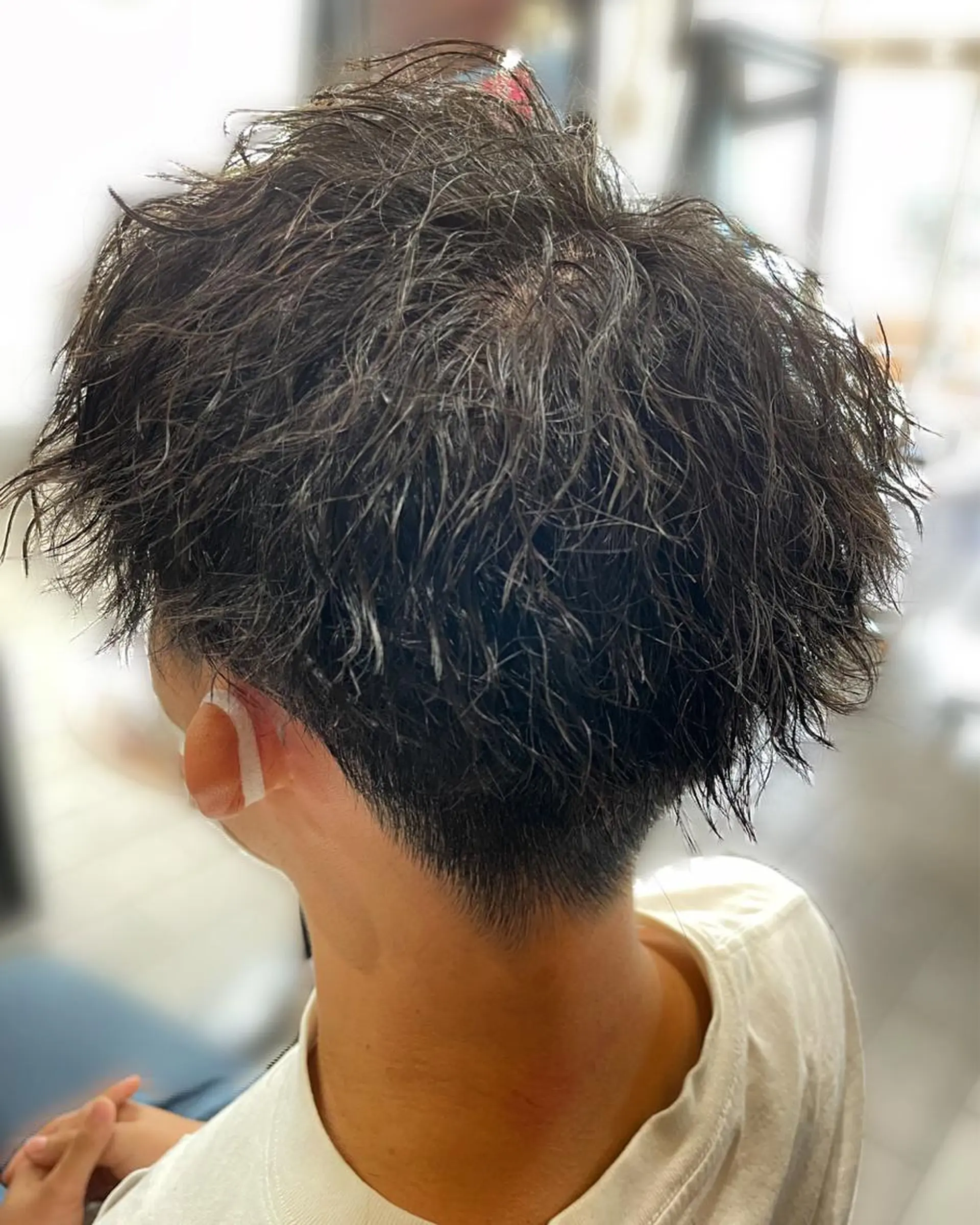 パーマ メンズ メンズパーマ ツイストスパイラルパーマ スパイラルパーマ lanugo 越打　優のヘアスタイル