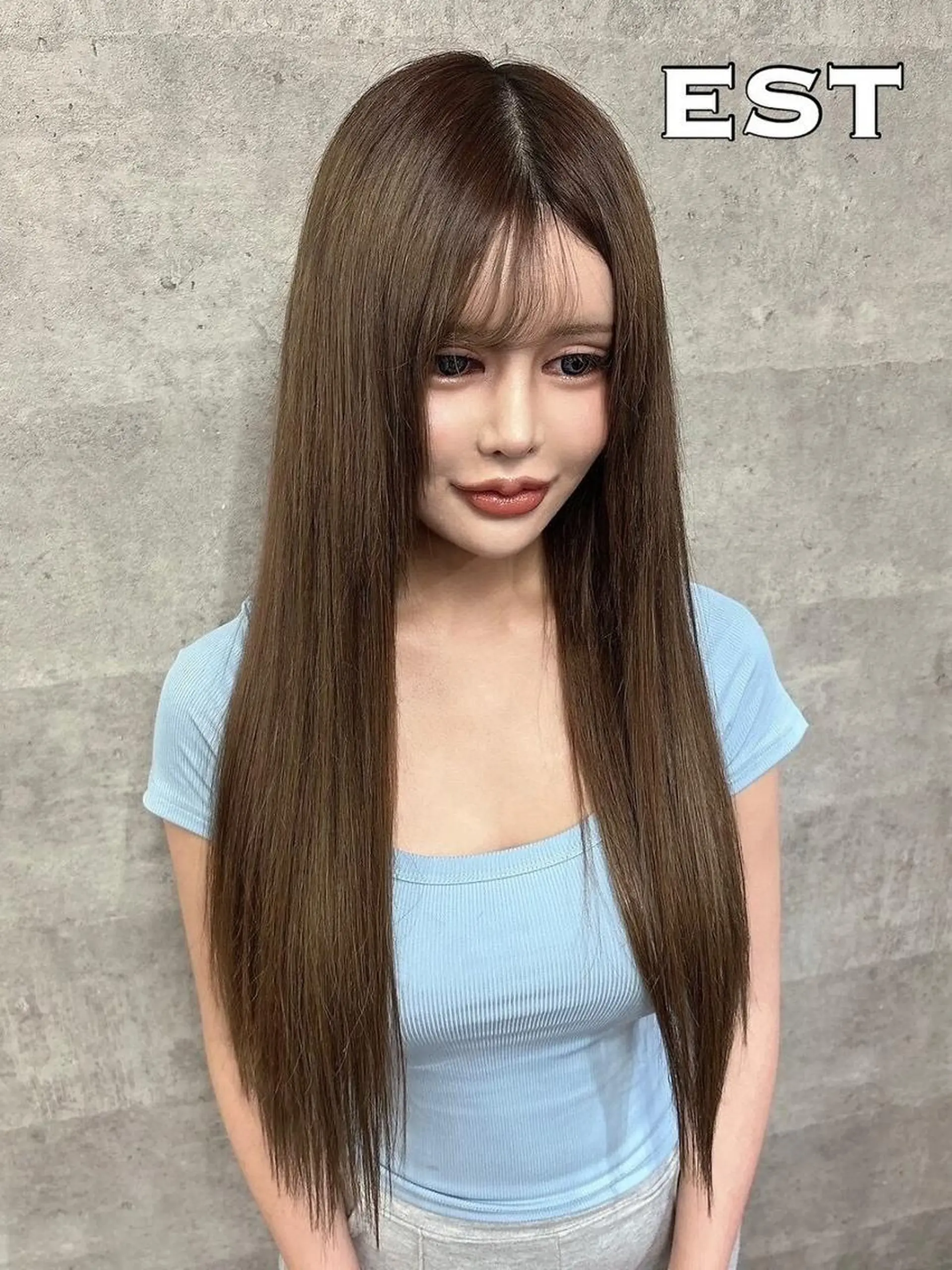 ロング メンズ ヘアアレンジ カラー シールエクステ メンズバレイヤージュ メンズブリーチ メンズハイライト メンズハイトーン M. KANAのヘアスタイル