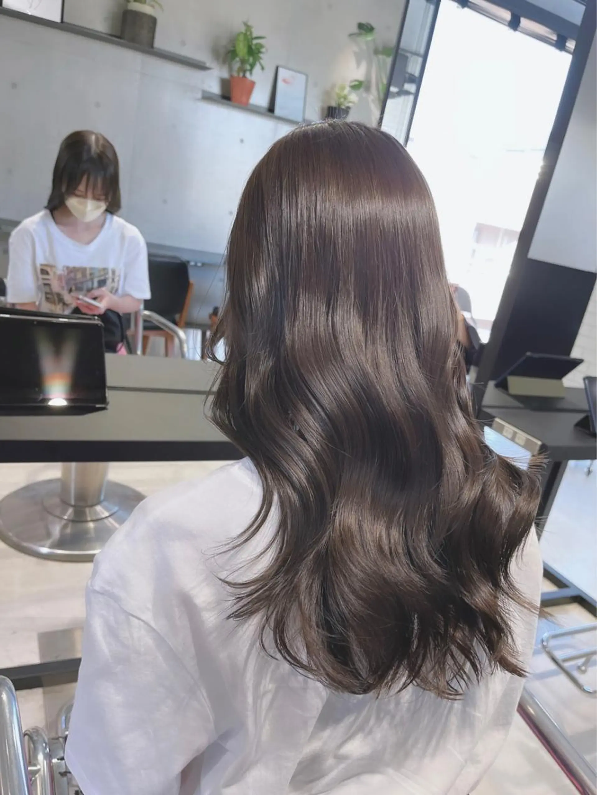 セミロング カット ヘアカラー トリートメント 🌫️大人韓国ヘア 🌫️naoyaのヘアスタイル
