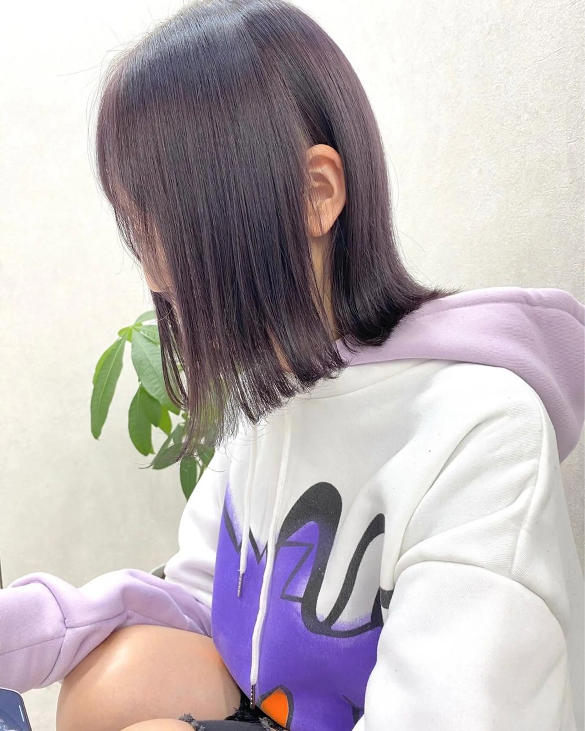 ショート カラー アッシュ ラベンダーカラー ラベンダーアッシュ ラベンダーグレー カット トリートメント 🌸MAYU🌸 ハイトーン➕レイヤーのヘアスタイル