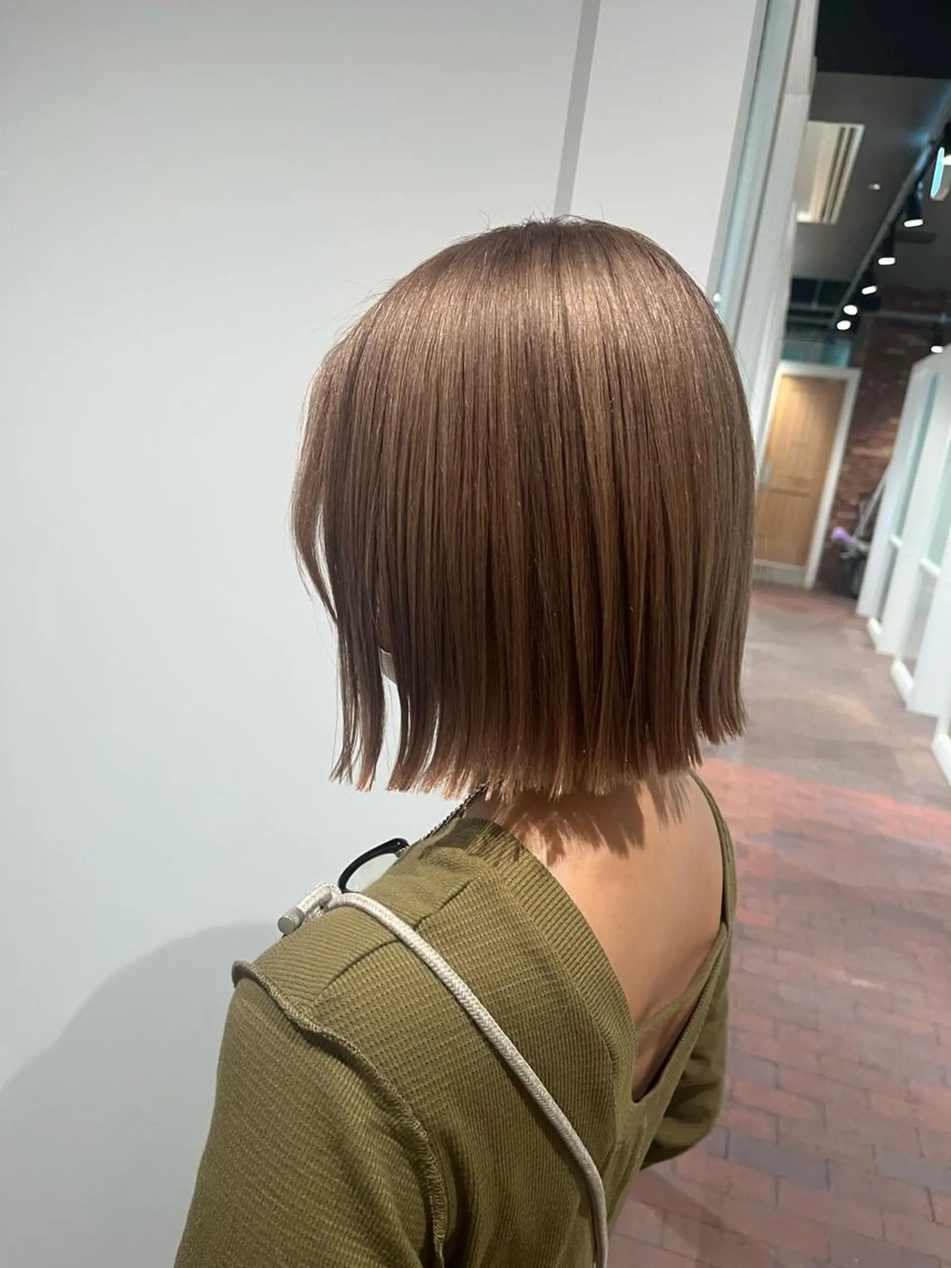 ミディアム マンツーマン 縮毛矯正/マユコのヘアスタイル