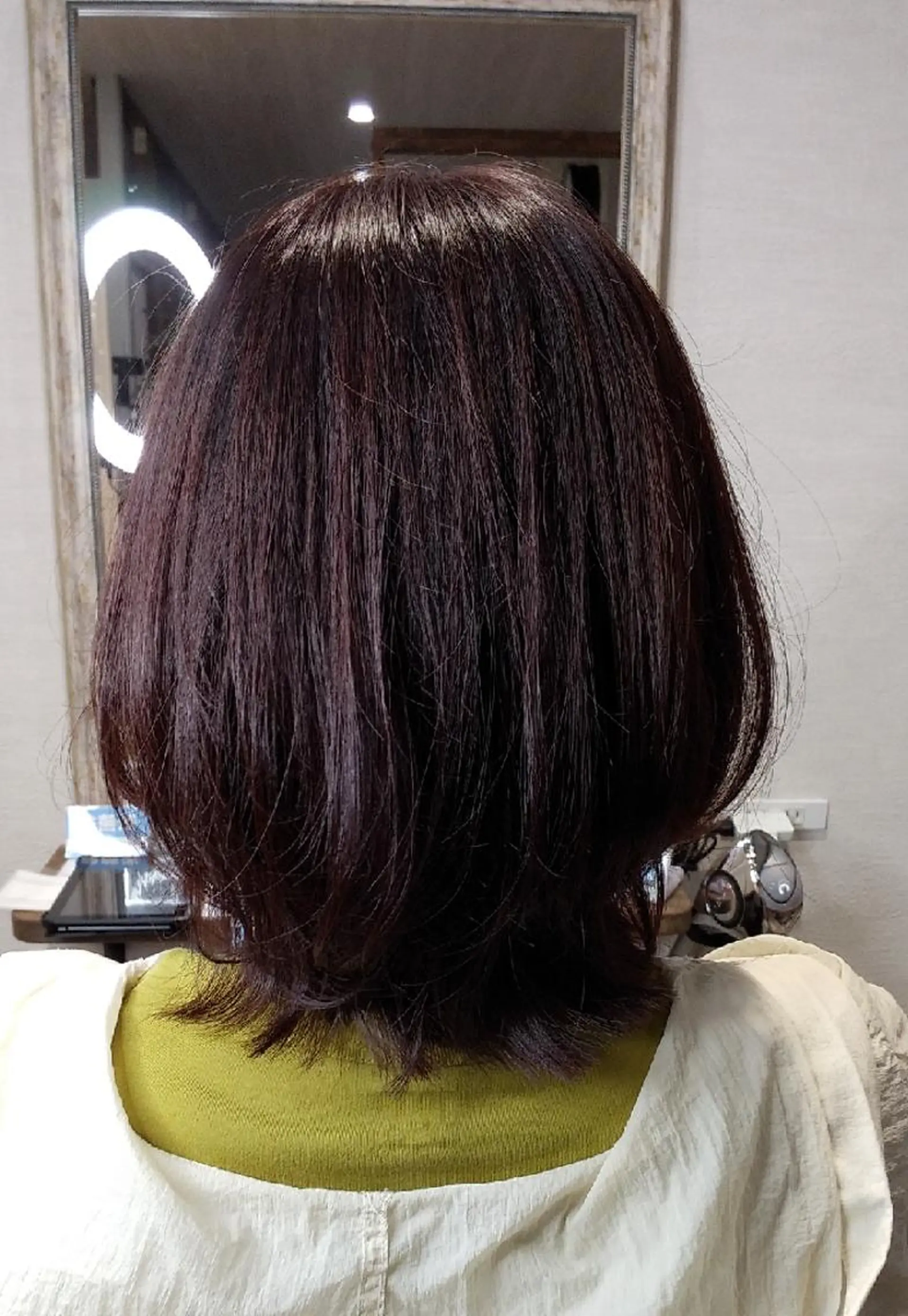 セミロング カラー ブラウンカラー ピンクカラー ピンクブラウン kijima ricoのヘアスタイル