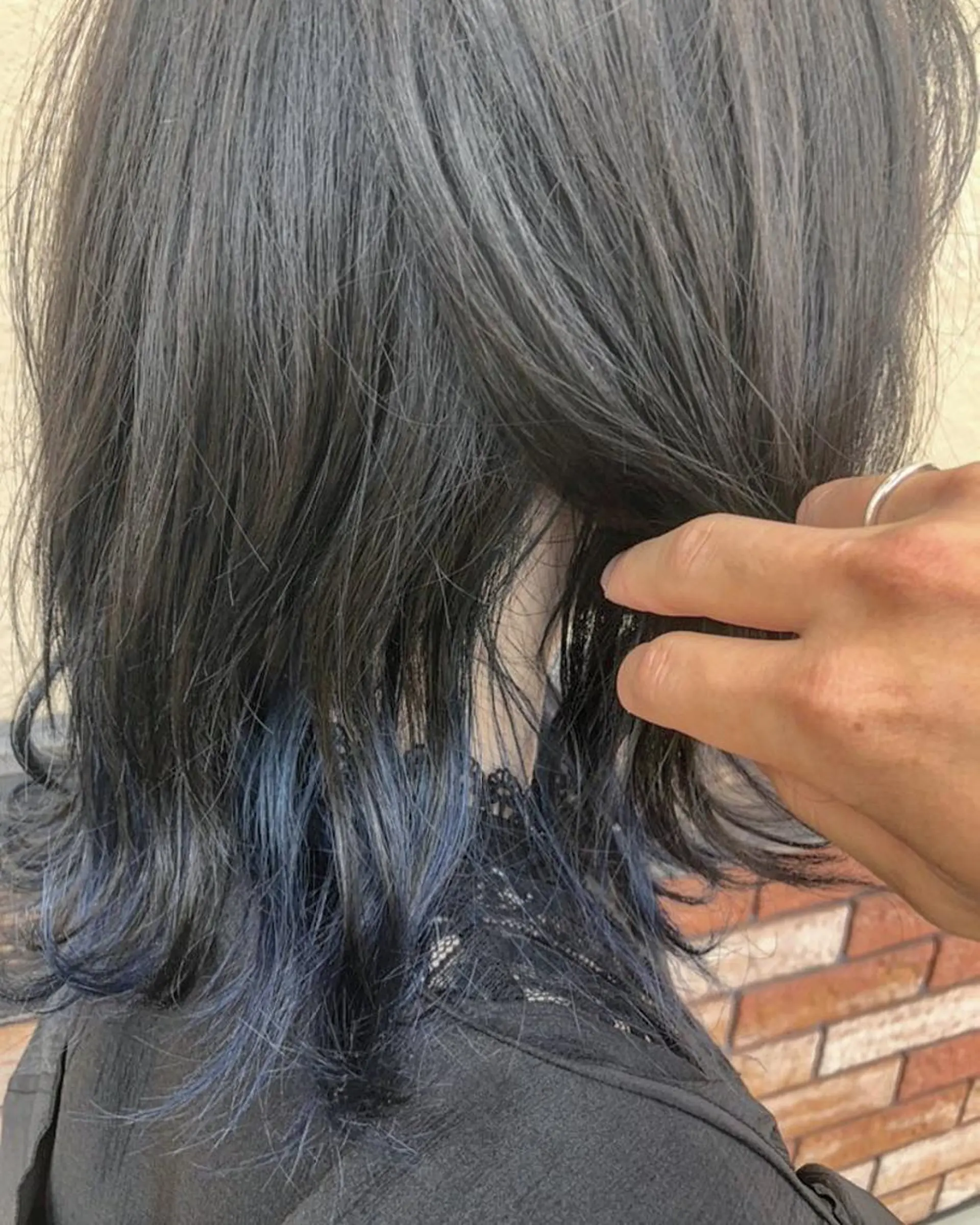 ミディアム 羽切 涼太のヘアスタイル