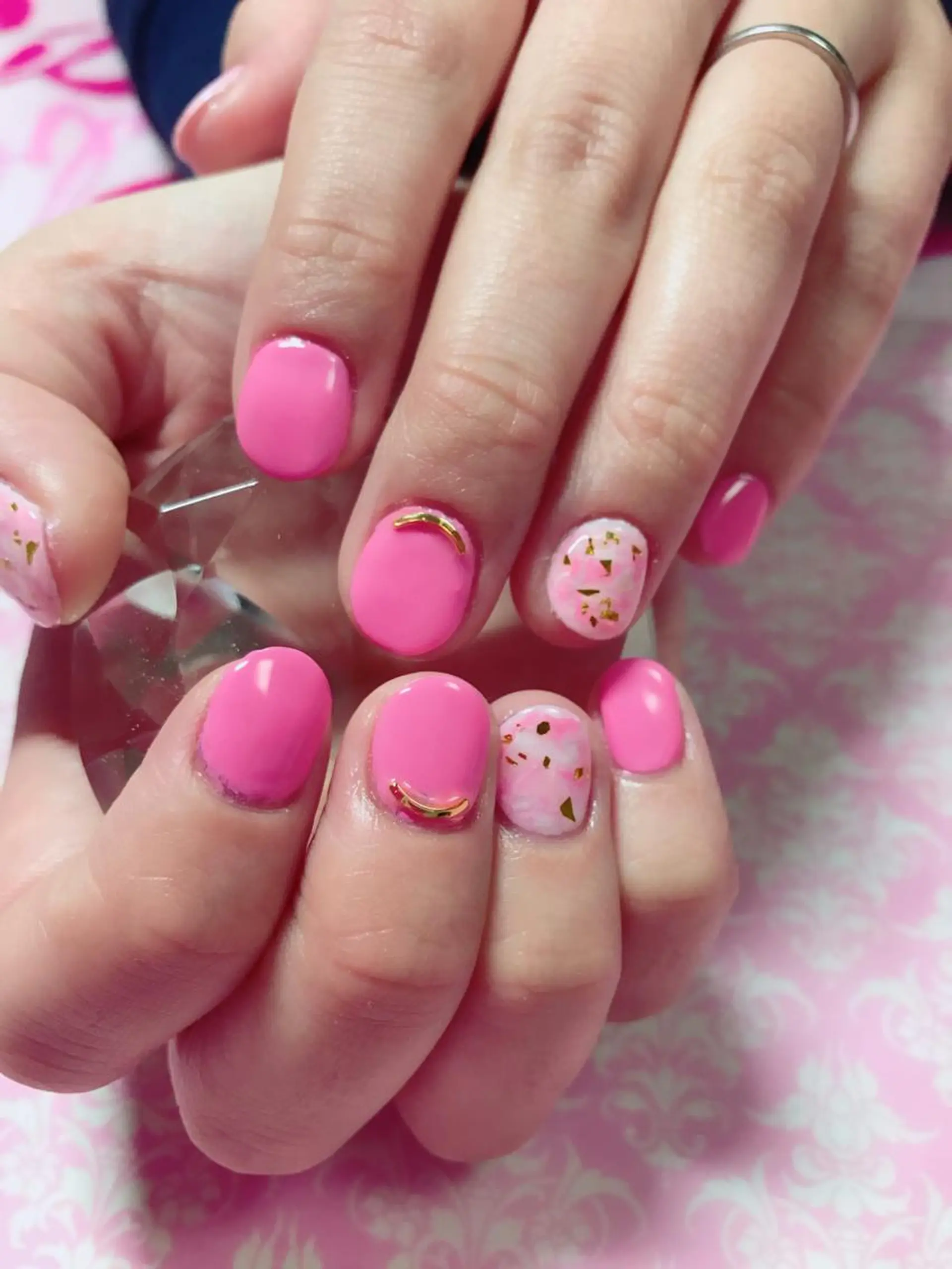 ネイル 春ネイル ハンドネイル Nail Salon macherieのネイルデザイン