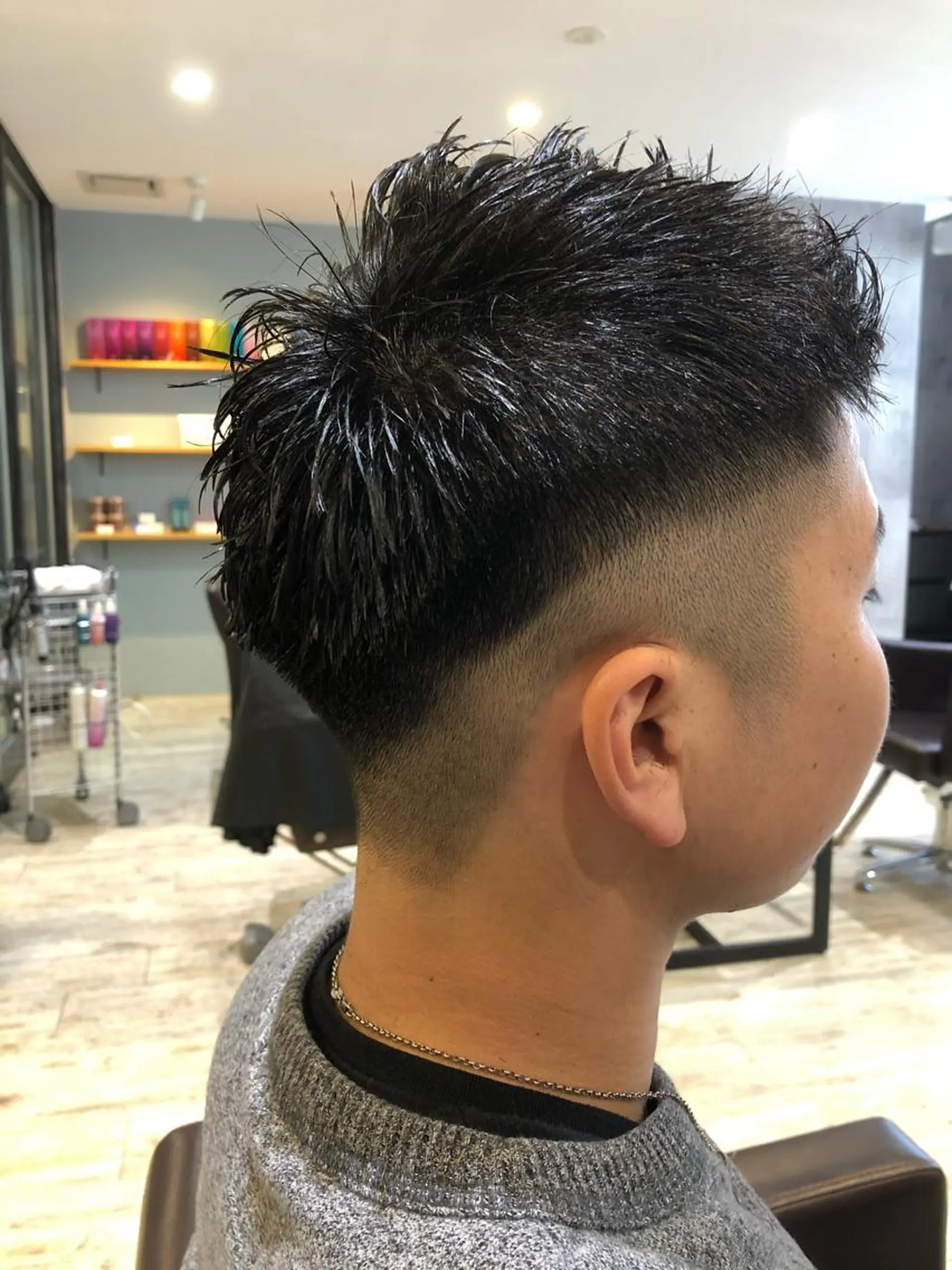 ショート カラー パーマ ヘアアレンジ メンズ キッズ ネイル マツエク・マツパ カット EnBlesS西宮 マンツーマン神道有基のヘアスタイル