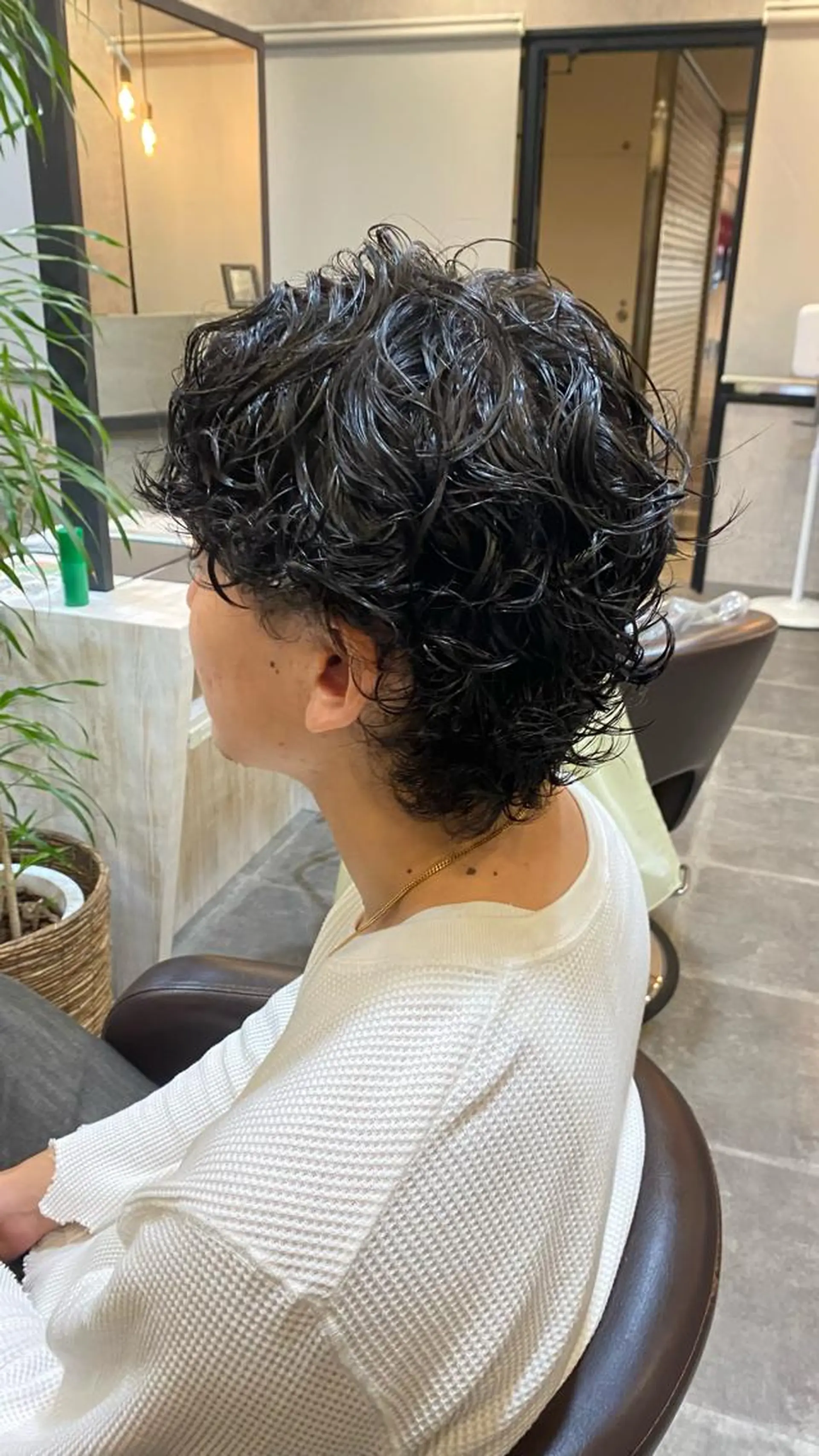 メンズ メンズパーマ マスイ カイセイのヘアスタイル