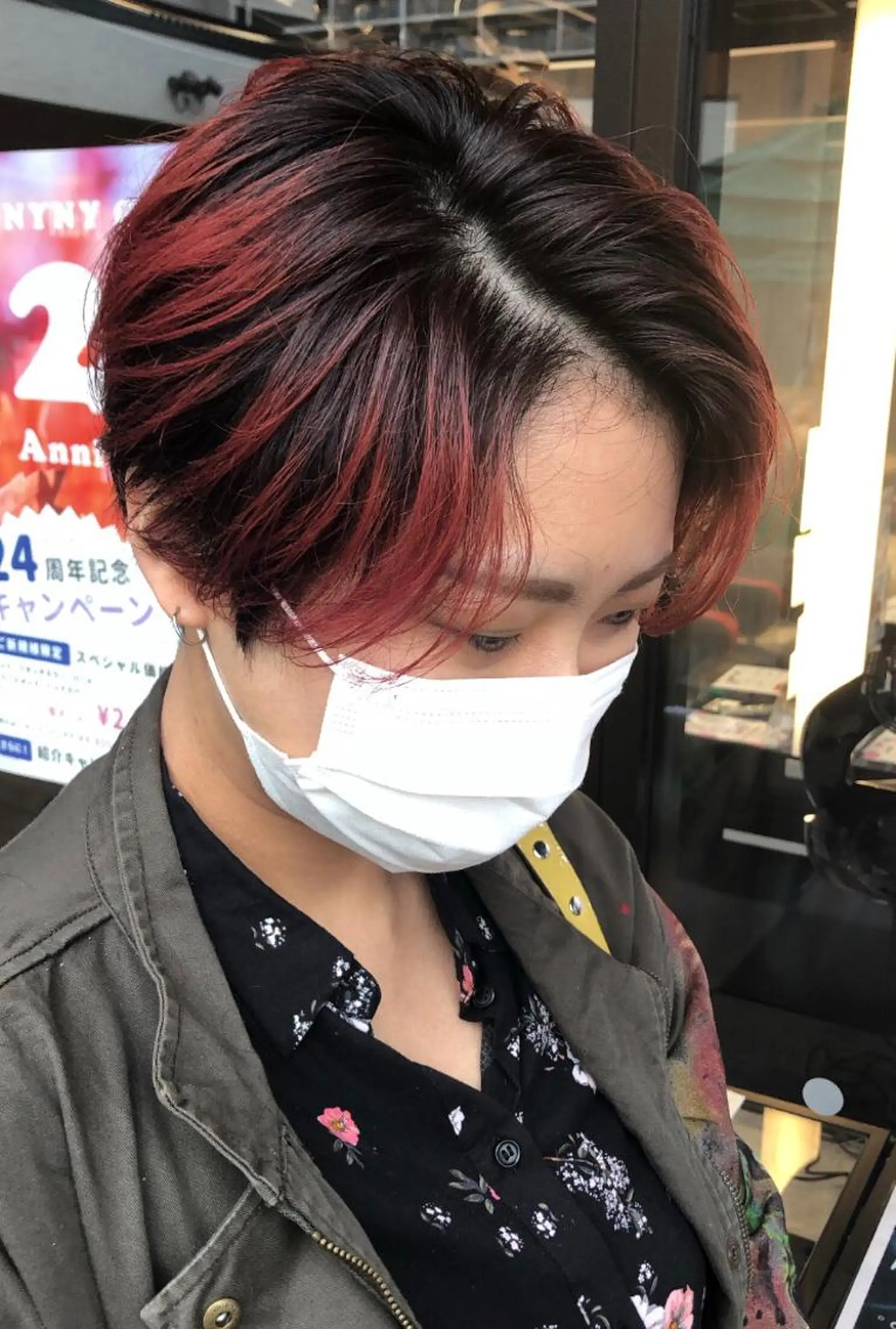 ショート カラー ショートボブ ボブ ショートヘア メンズヘア特化 崎田 成人のヘアスタイル