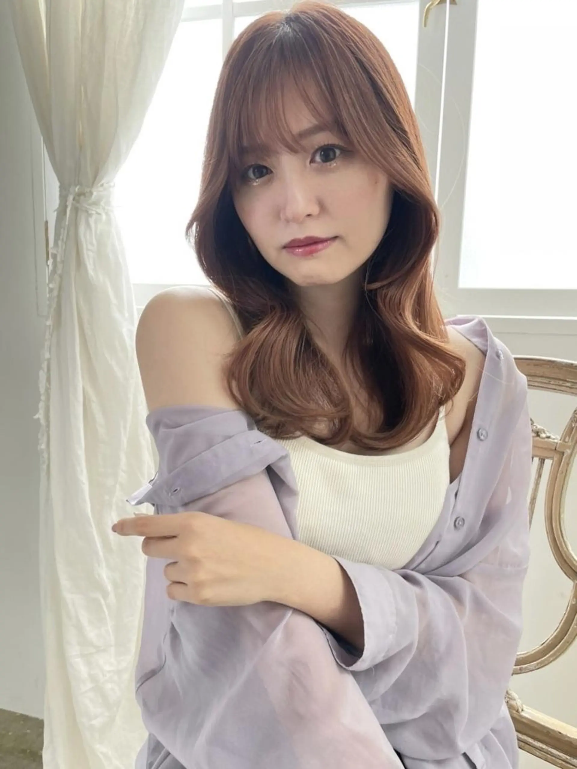 ミディアム ✨🍀岩崎 唯🍀✨のヘアスタイル