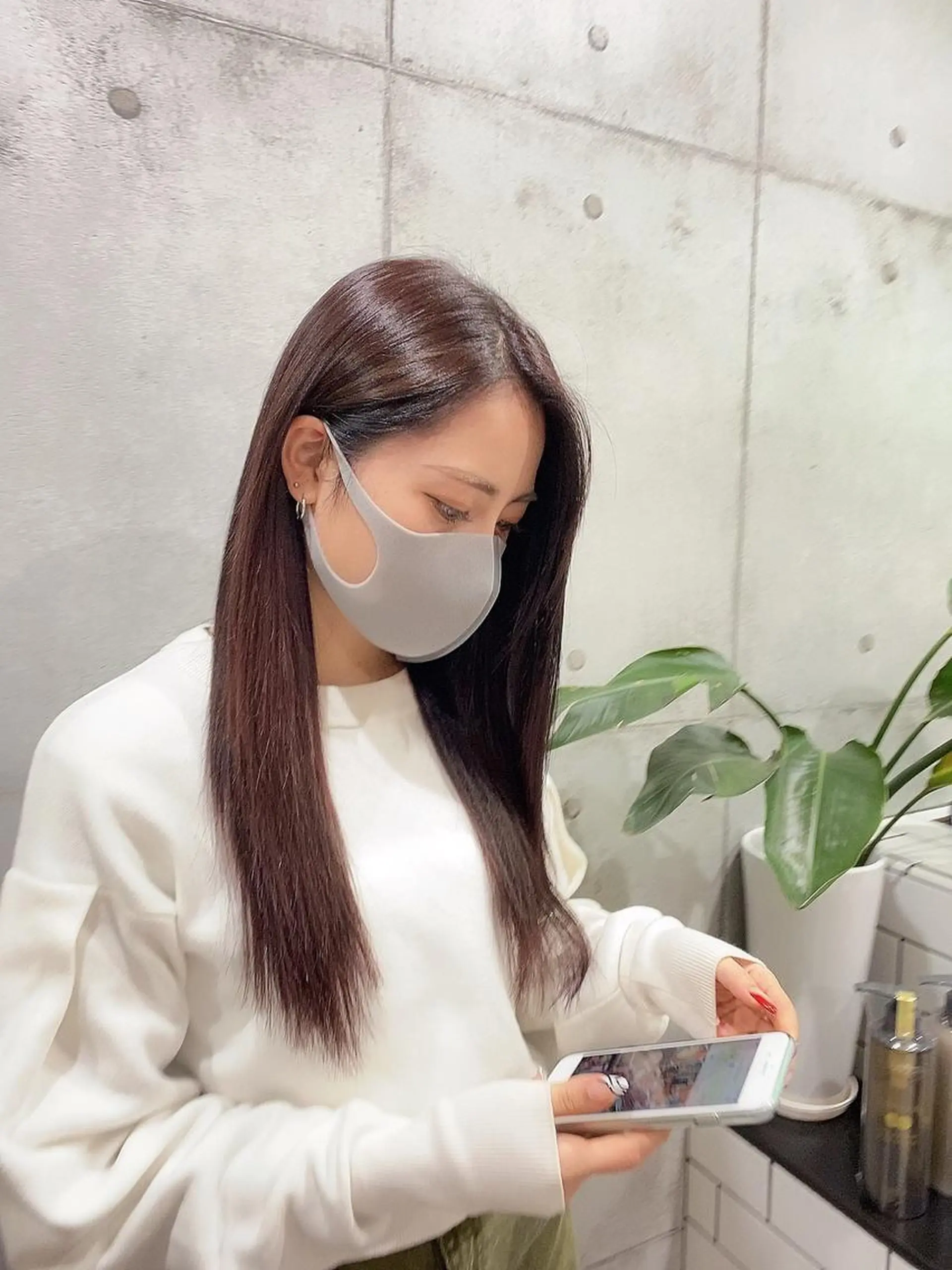 ロング カラー newi赤羽 HINATAのヘアスタイル