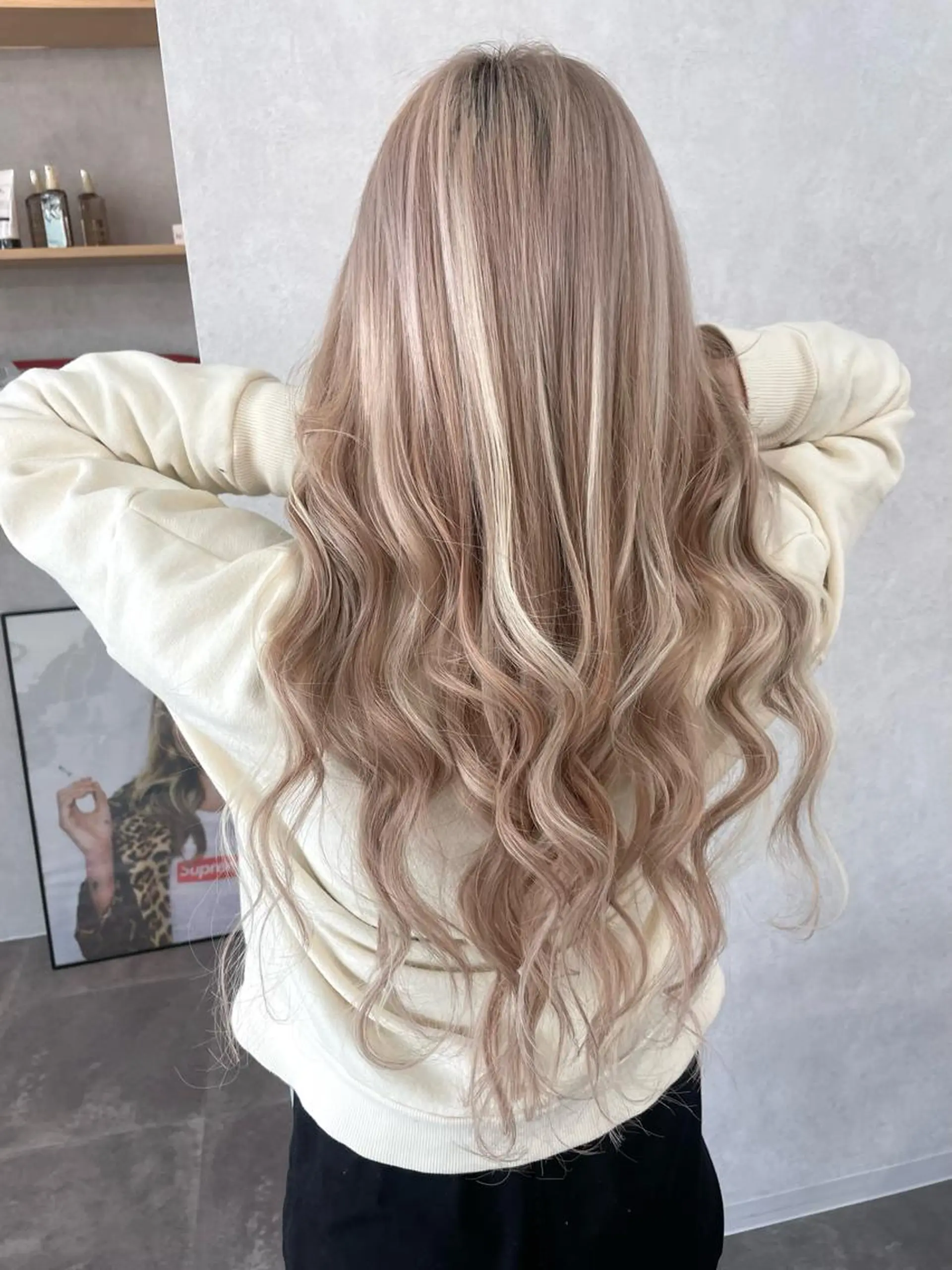 ロング ヘアカラー エクステ Aika 🖤のヘアスタイル