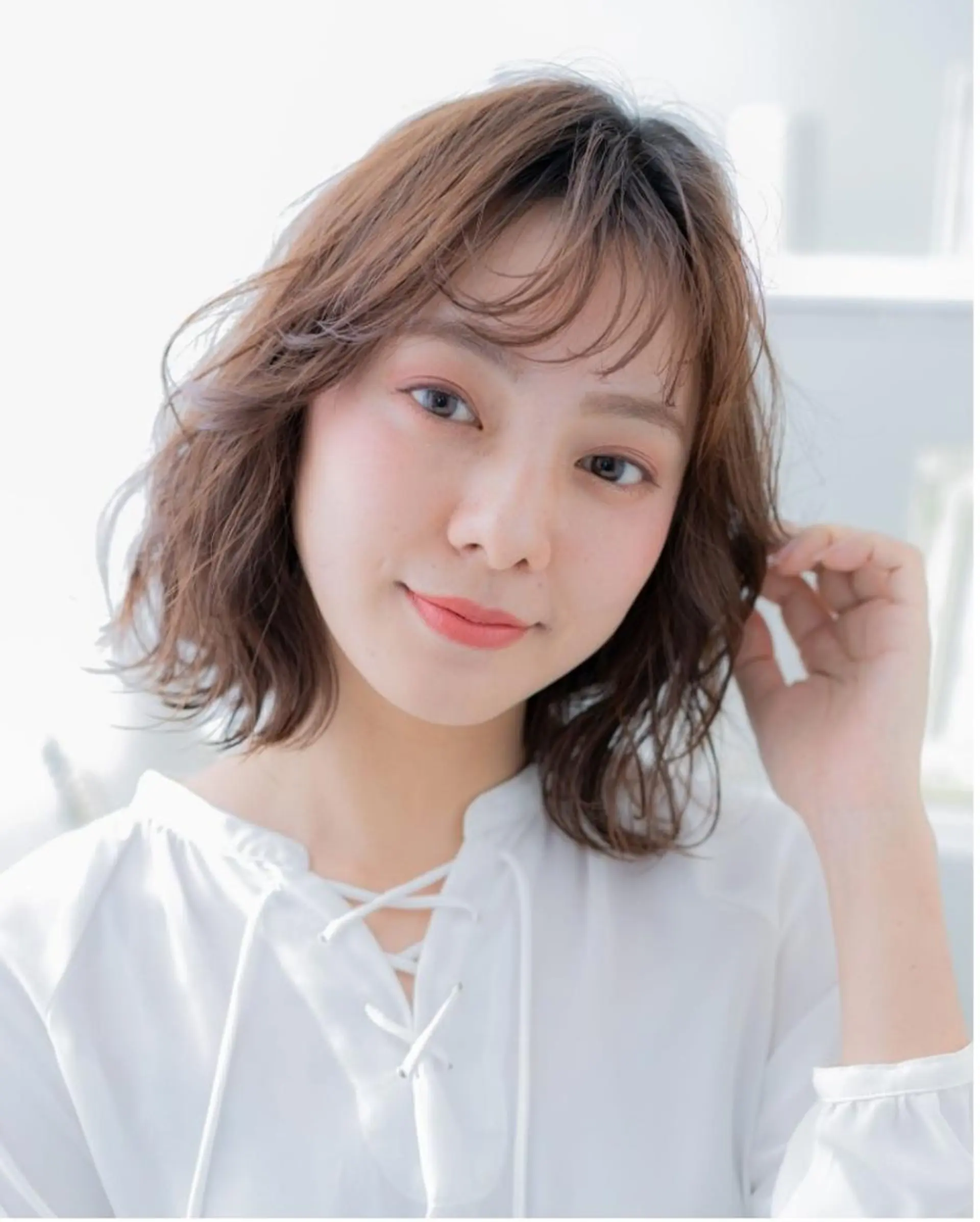 ミディアム 中野 雄介のヘアスタイル