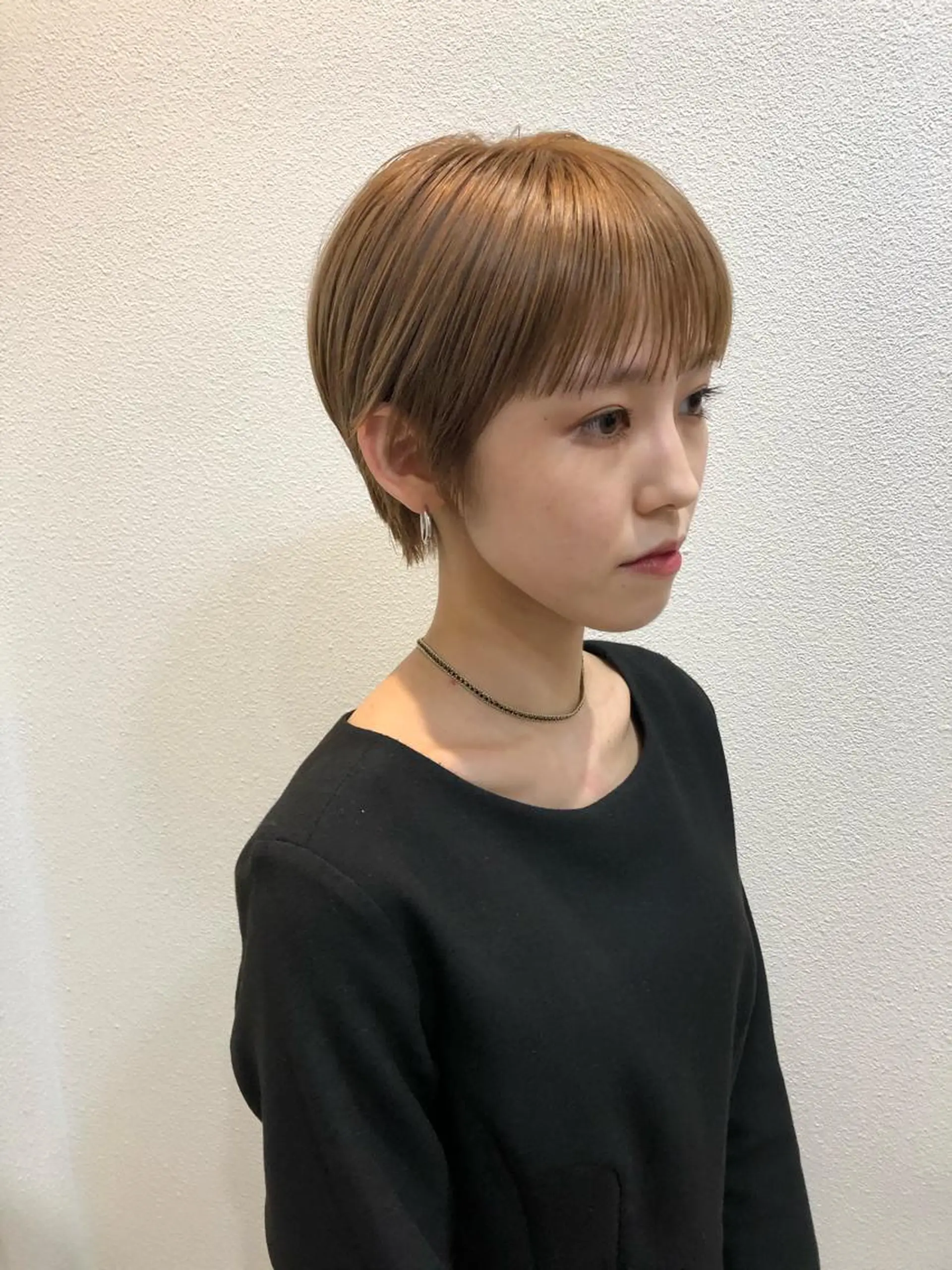 ショート カラー ベージュカラー ミルクティーベージュ ショートヘア 柳田 駿のヘアスタイル