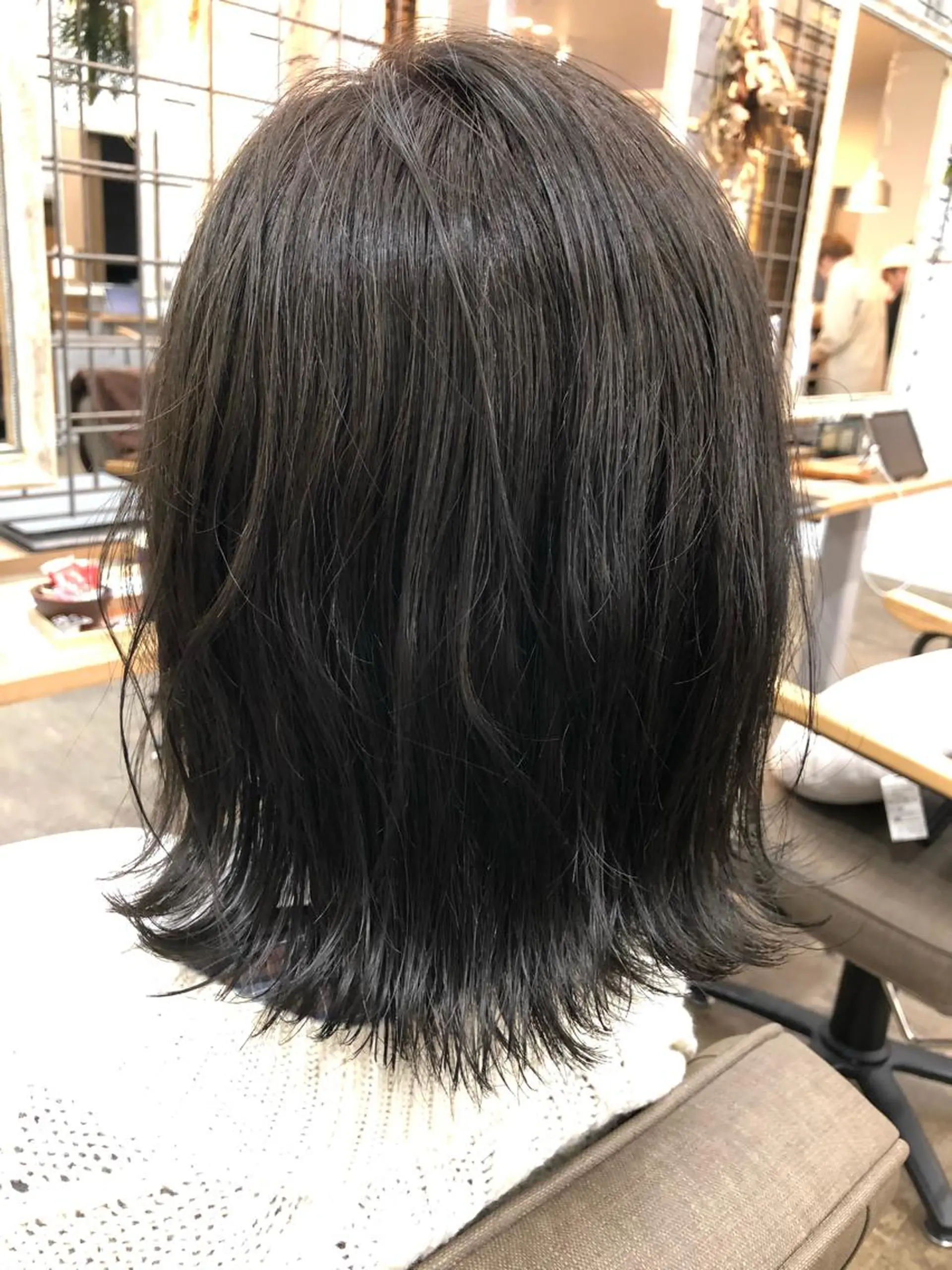 セミロング カラー ヘアアレンジ カノエ 松江学園店のヘアスタイル